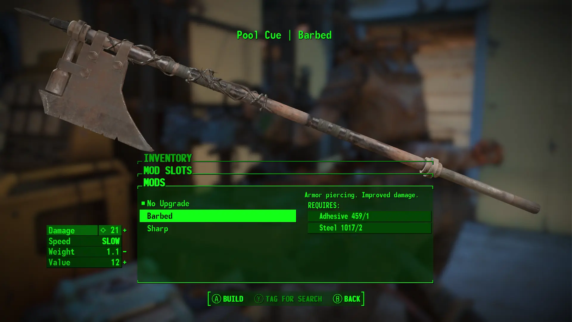 Wasteland Halberd WIP at Fallout 4 Nexus - Mods and community