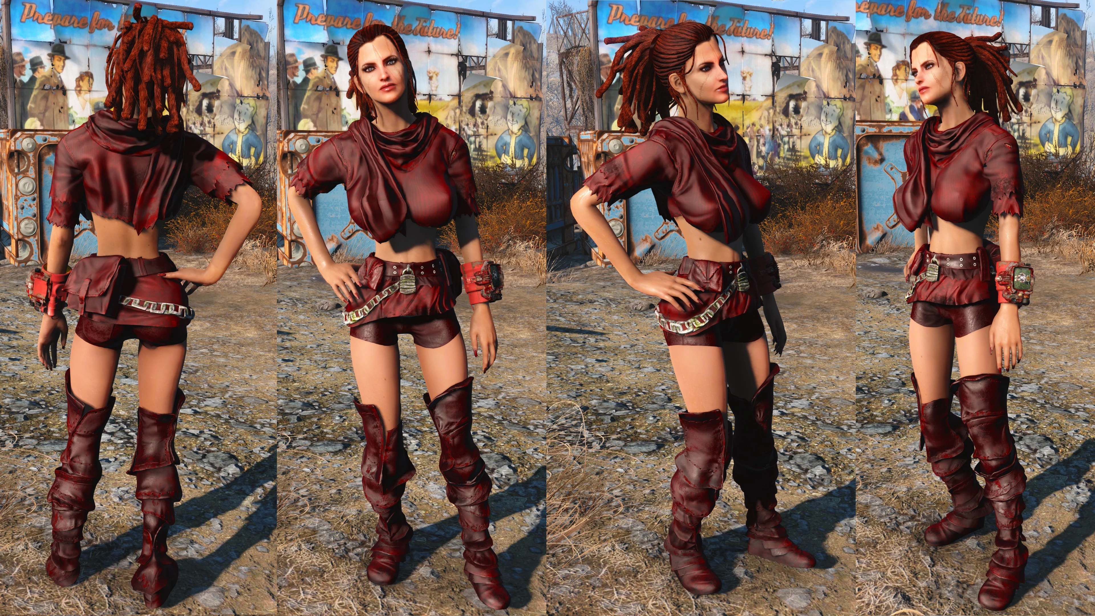 Red Stalker Outfit At Fallout 4 Nexus Mods And Community