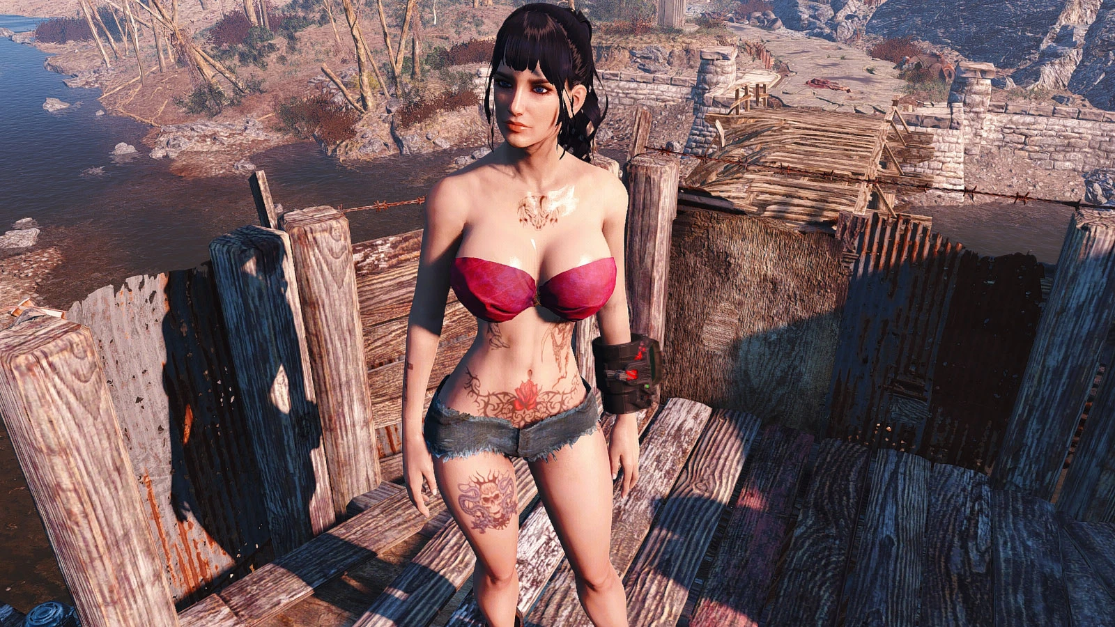 Fallout 4 татуировки для девушек фото 36
