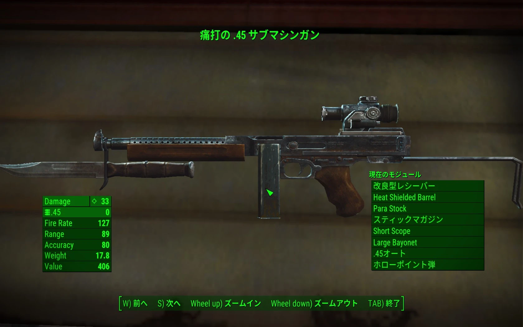 fallout 4 tommy gun mod