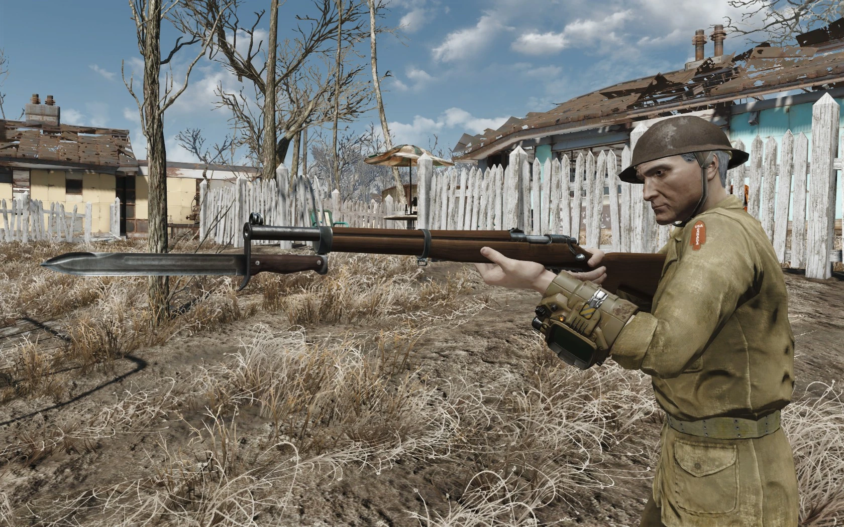 Hunting Rifle New Bayone Wip At Fallout 4 Nexus - Mods And Community