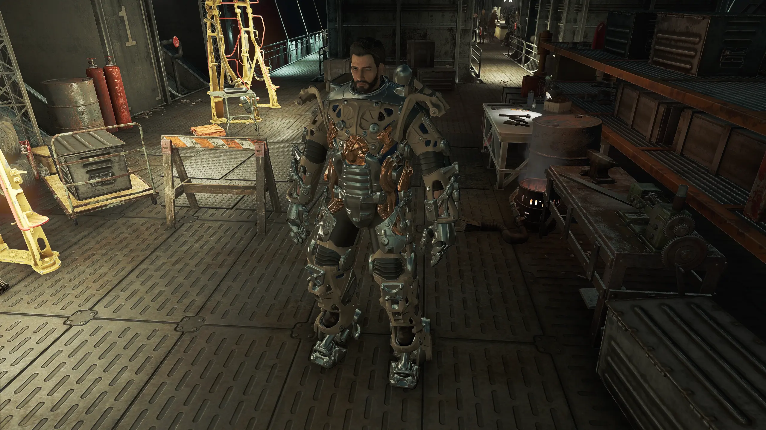 Power Armor Frame Copper Materials testing at Fallout 4 Nexus Mods and community