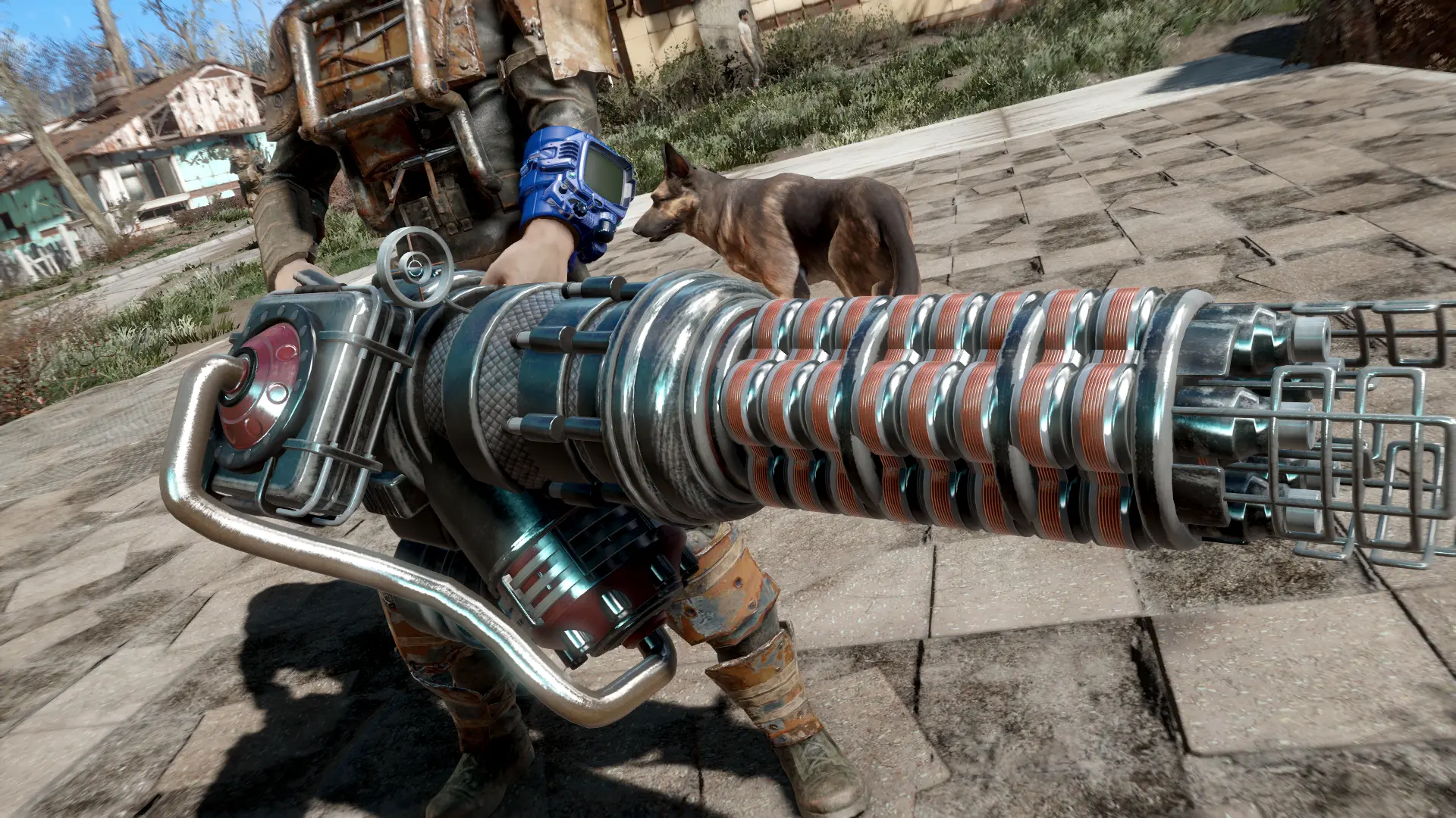 Gauss Minigun V76 Remake at Fallout 4 Nexus Mods and community