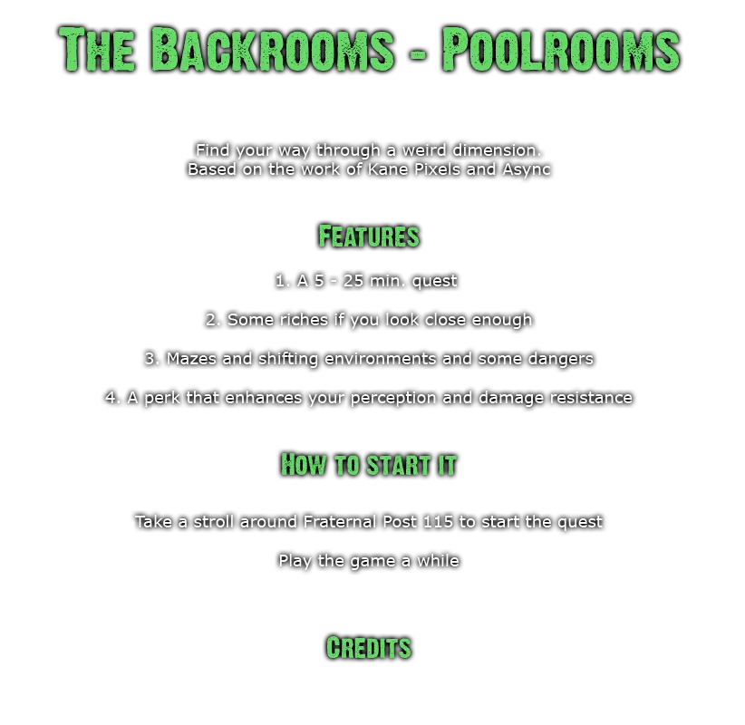 Escape The Backrooms: The Poolrooms Guide - Item Level Gaming