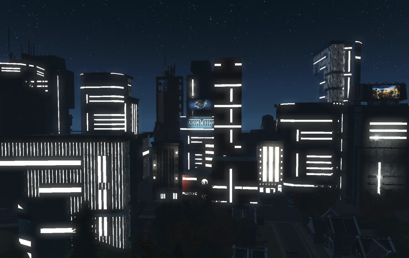 City Skyline At Fallout 4 Nexus Mods And Community