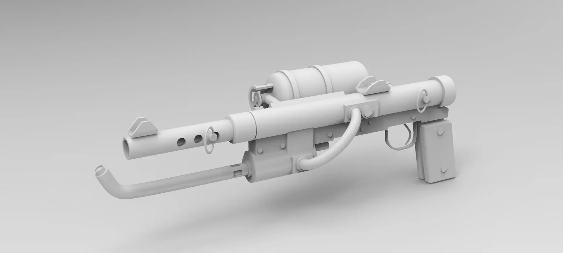 Carl Gustav m45 Flamethrower WIP2 at Fallout 4 Nexus - Mods and community