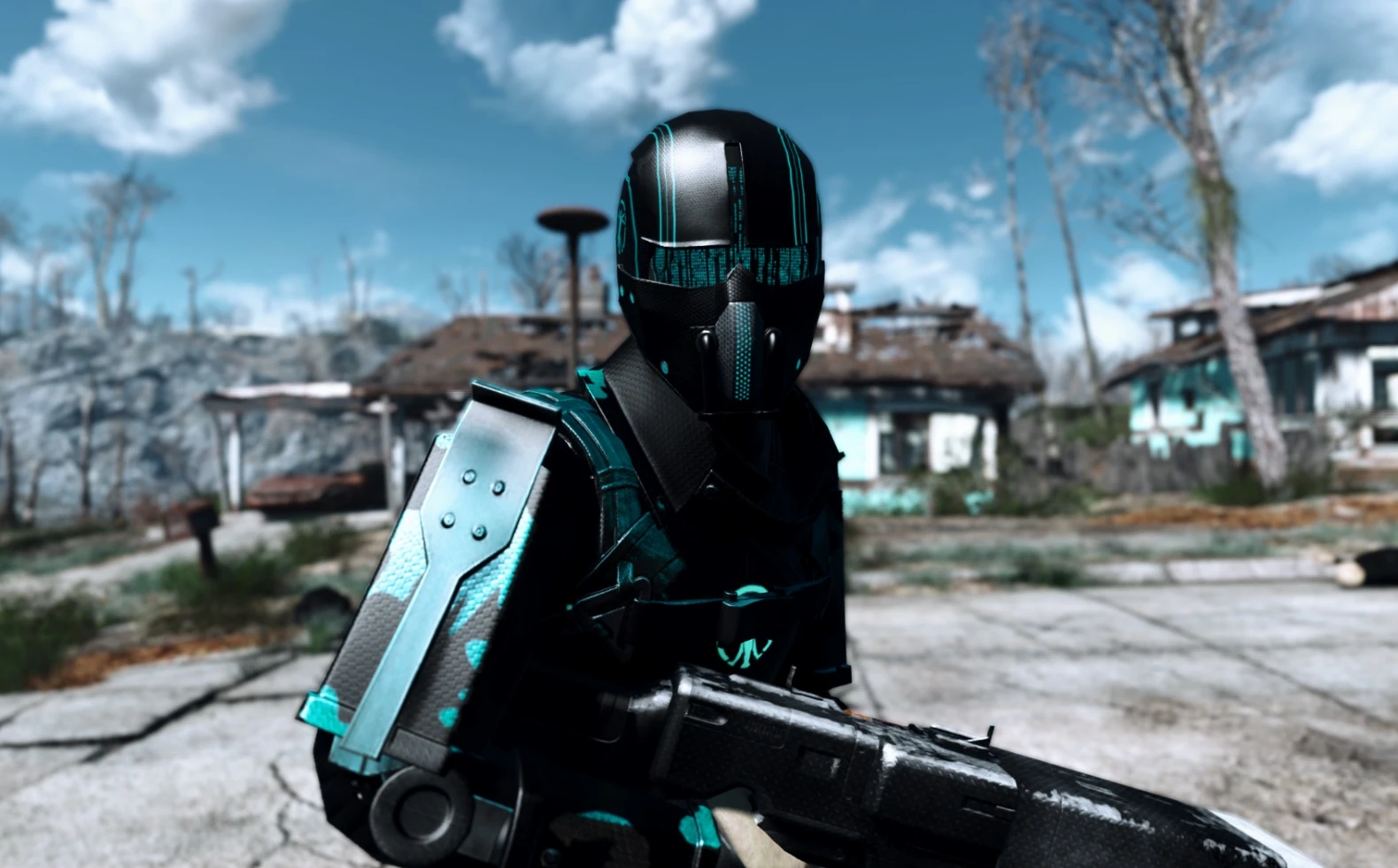 Fallout 4 каска из робота охранника фото 81