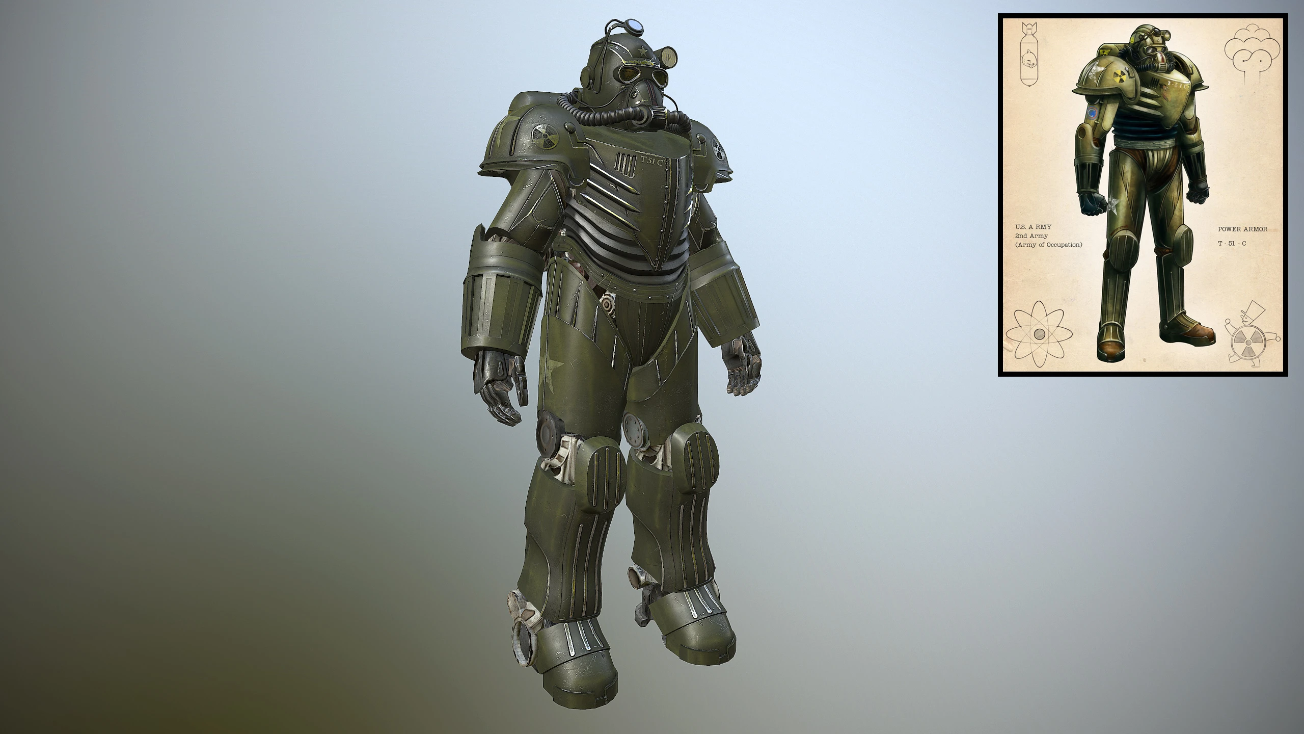 Fallout 4 power armor red фото 47
