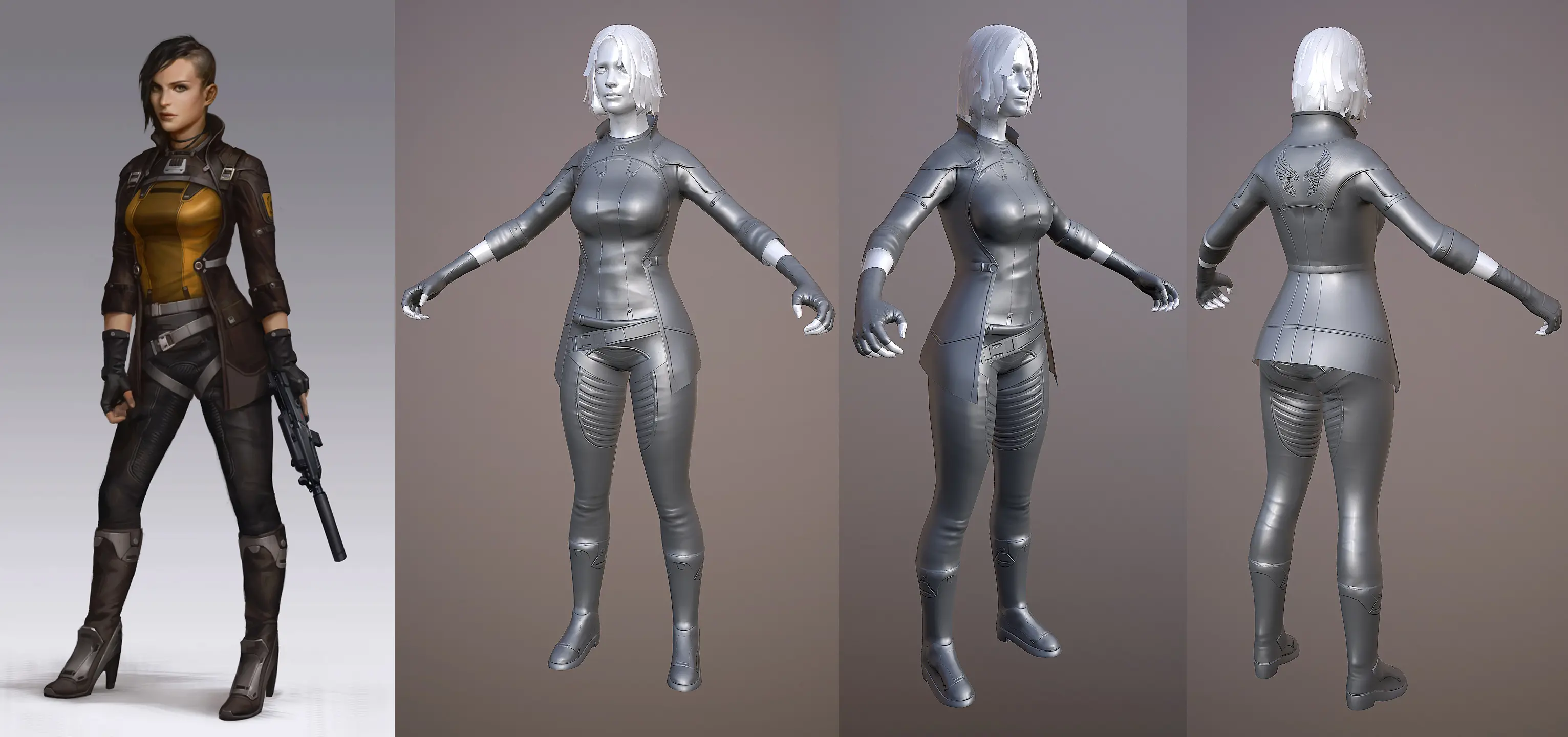 Female armor concept 1 at Fallout 4 Nexus - Mods and community