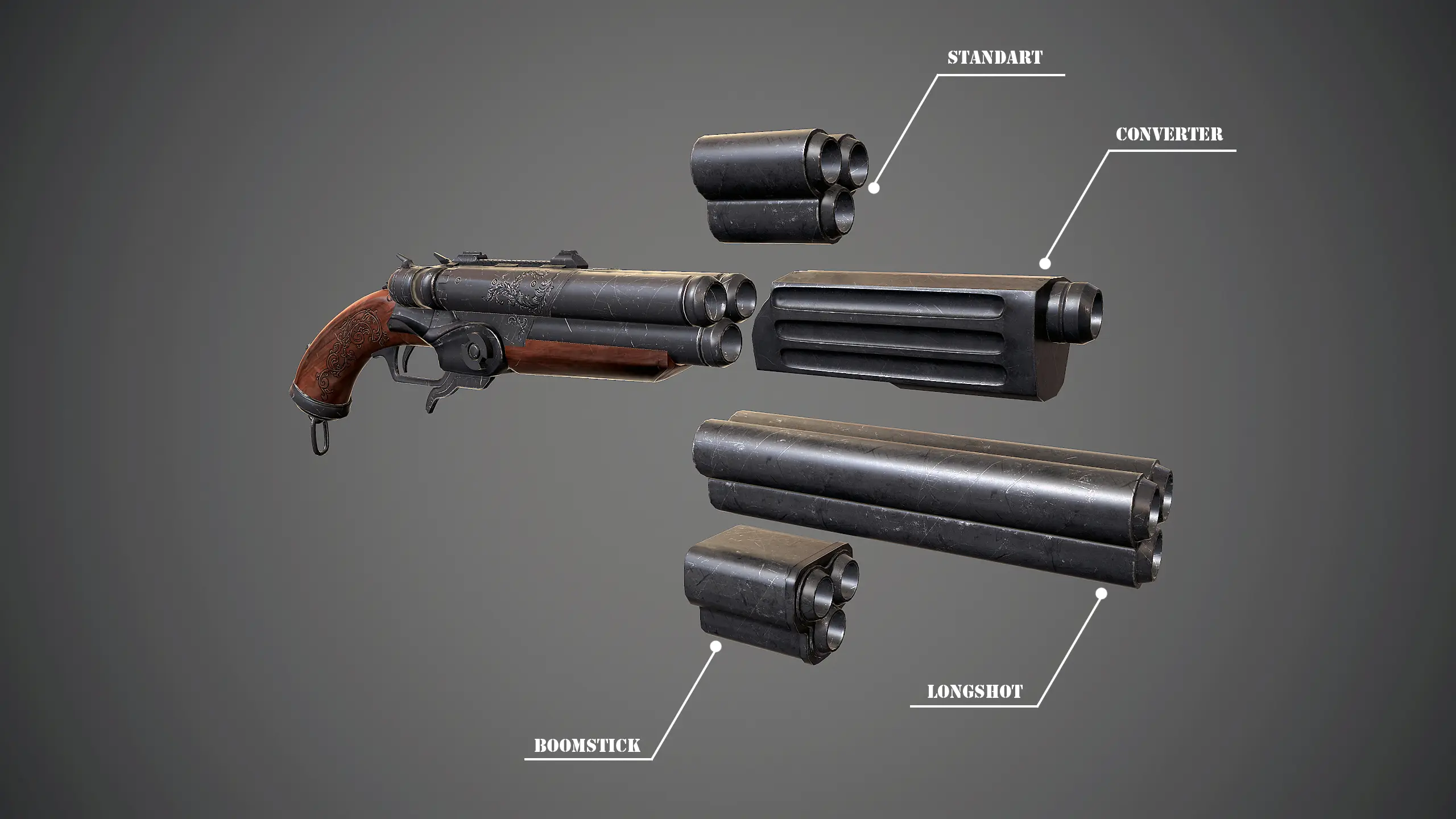 Trinity Shotgun at Fallout 4 Nexus - Mods and community