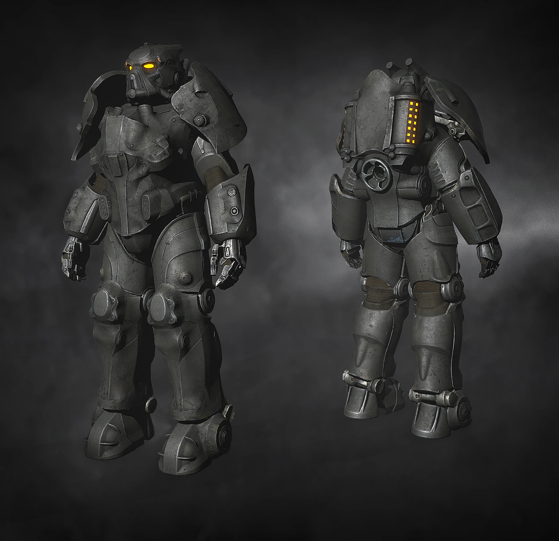 Fallout 4 power armor skin фото 8
