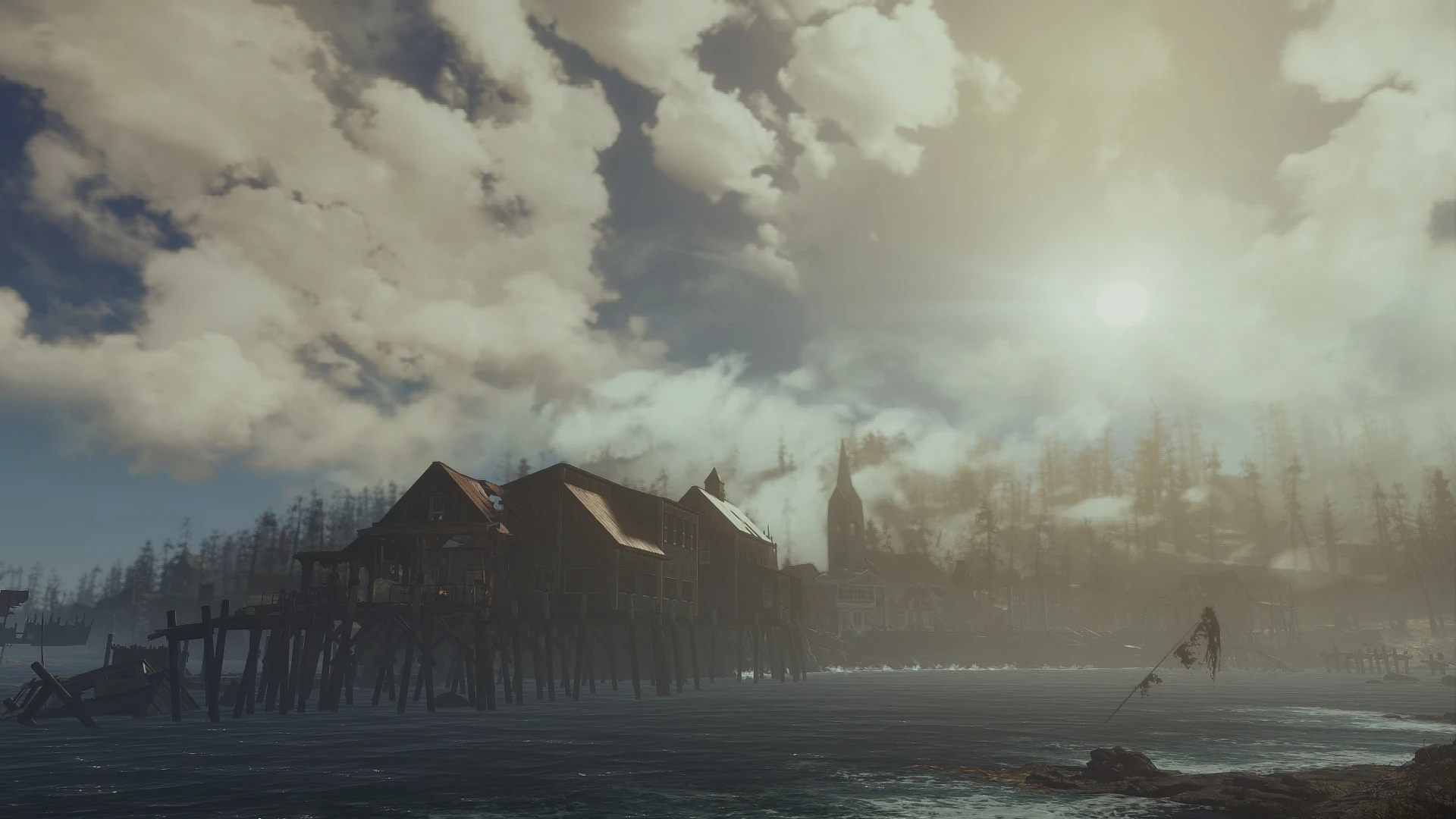 Fallout 4 far harbor отключить туман фото 80