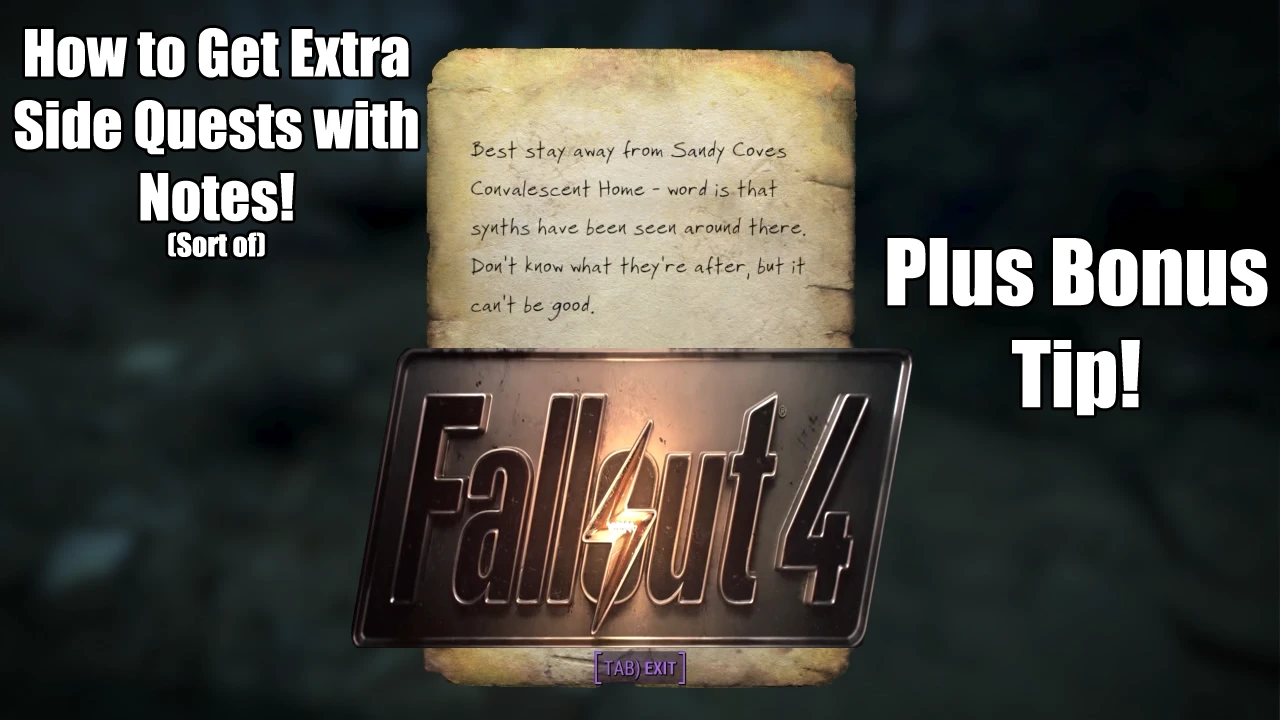 how to reset quests on fallout 4 xbox one