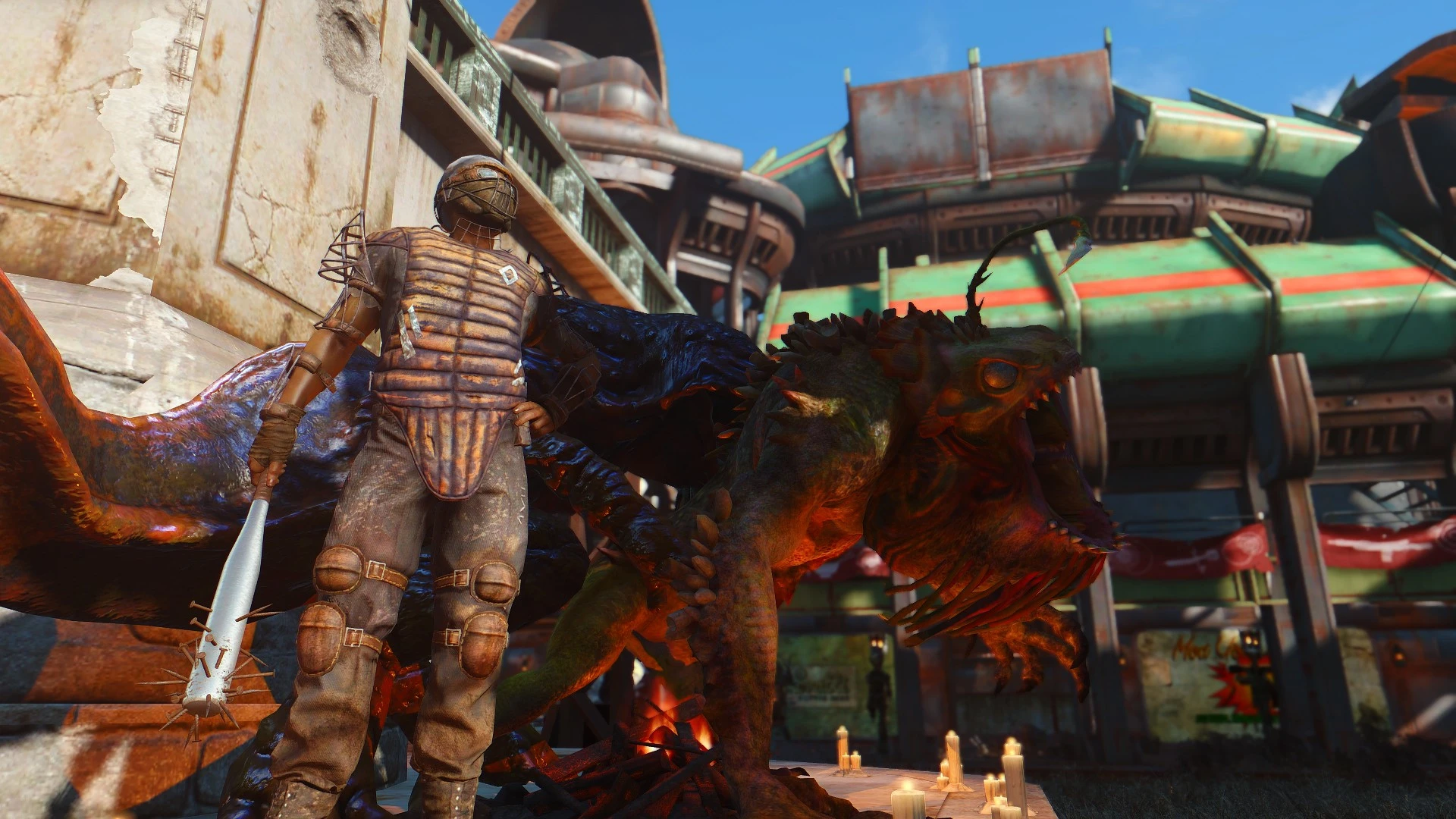 Wasteland Warrior Statue Outside Arena at Fallout 4 Nexus - Mods and ...