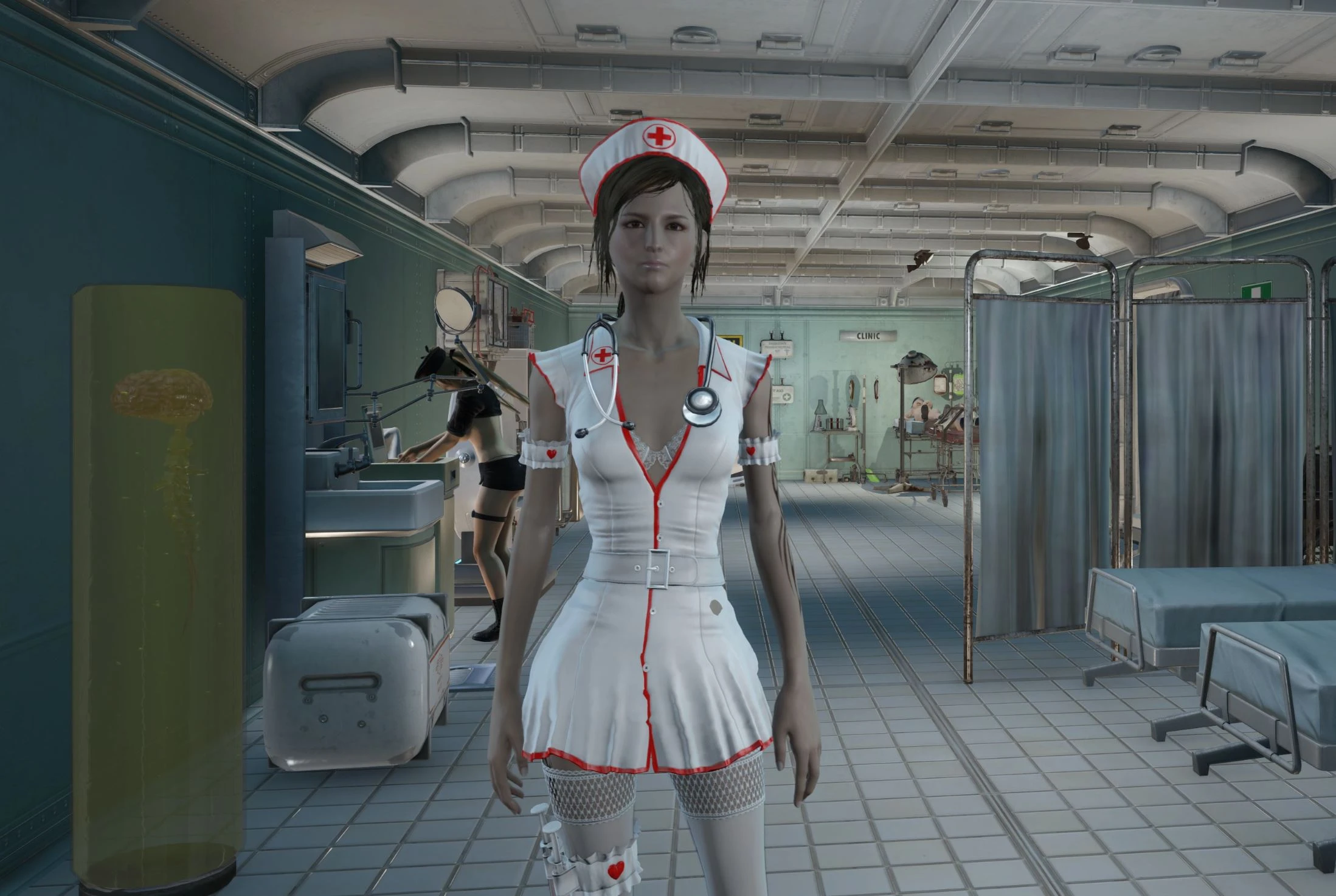 Fallout 4 боевой костюм медика фото 114