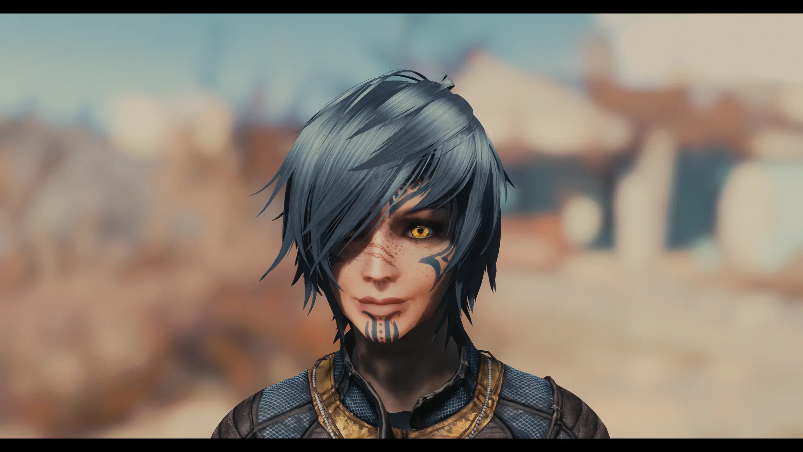 Blue Hair Mod for Fallout 4 - wide 8
