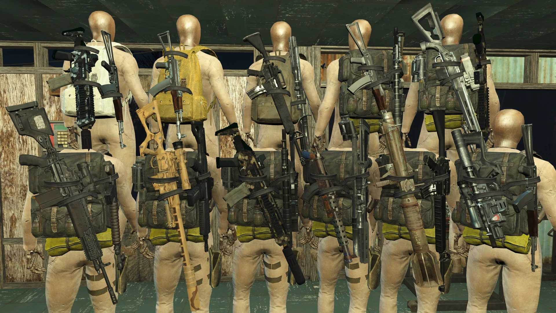 visible weapons fallout 4