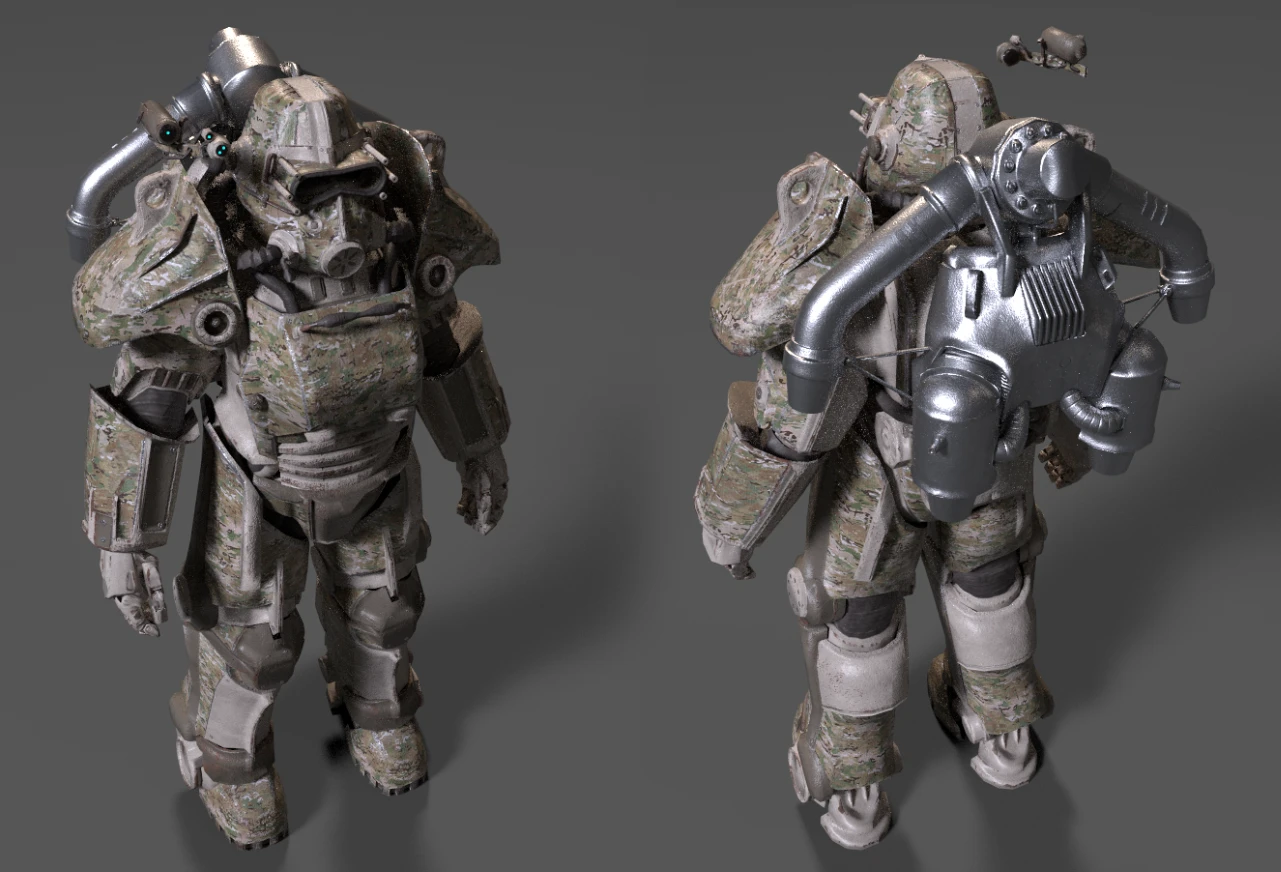 Ghillie Mod Redux V3 Usaf Recon T 45 Power Armor At Fallout 4 Nexus Mods And Community