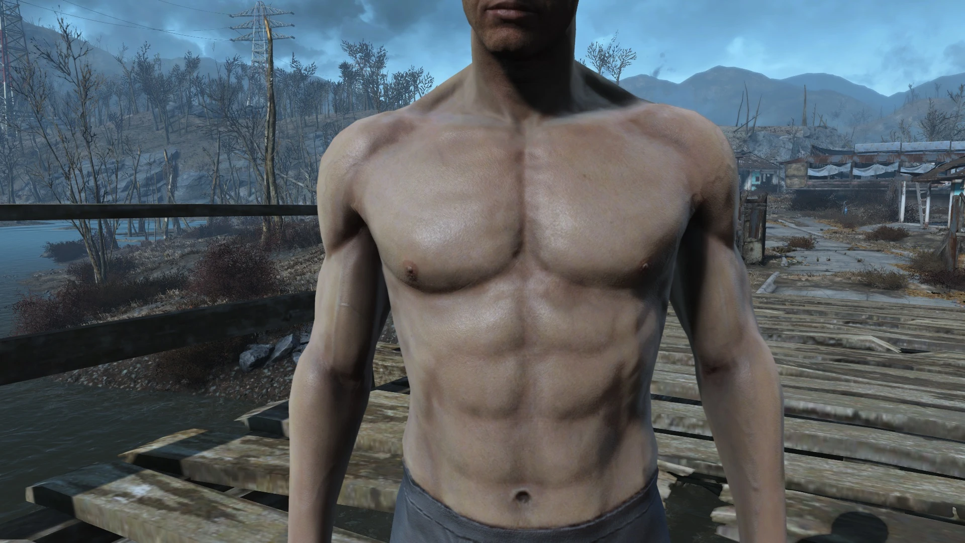 Fallout 4 ретекстур мужского тела (120) фото