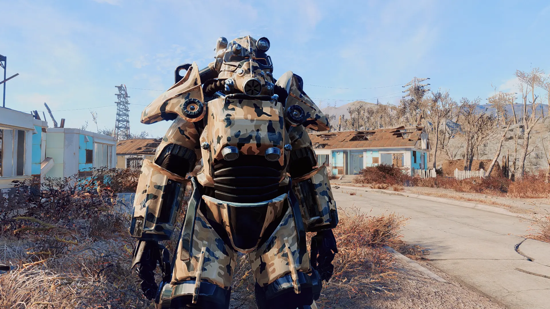 Power Armor Desert Camo At Fallout 4 Nexus Mods And Community