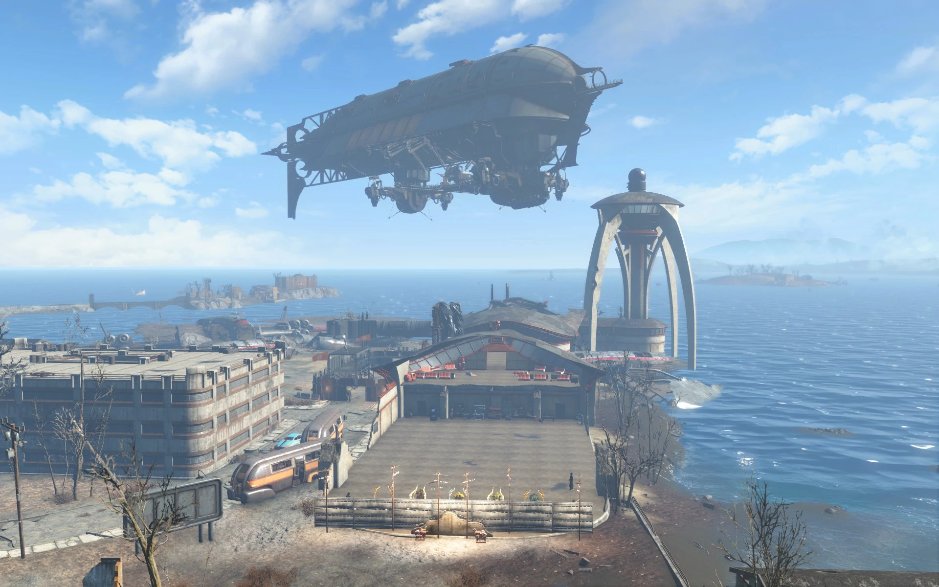 Fallout 4 аэропорт строительство фото 10