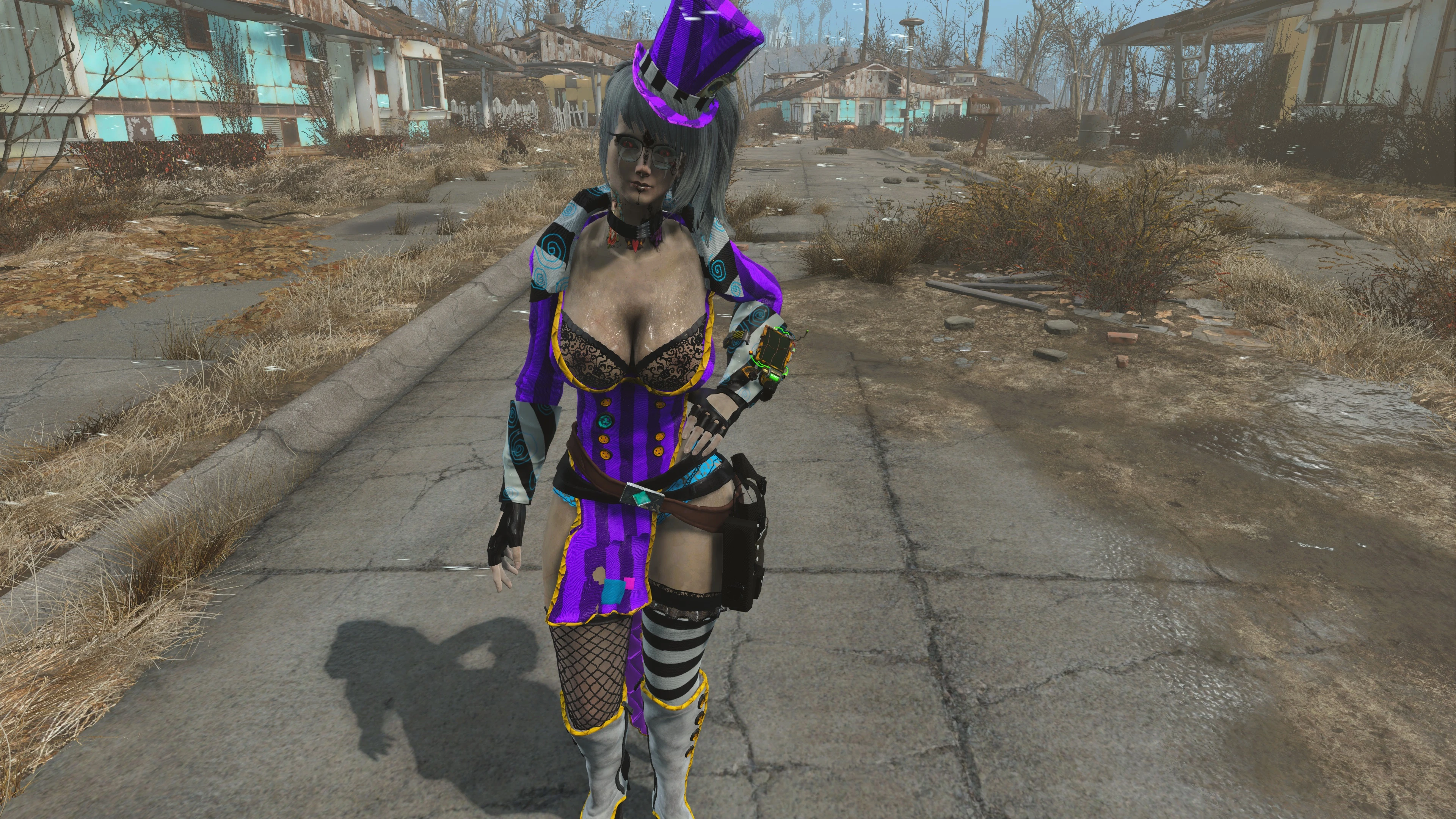Mad Moxxi Outfit MOD is Ready High Poly -HDT Physics- 2k Textures Whut u th...