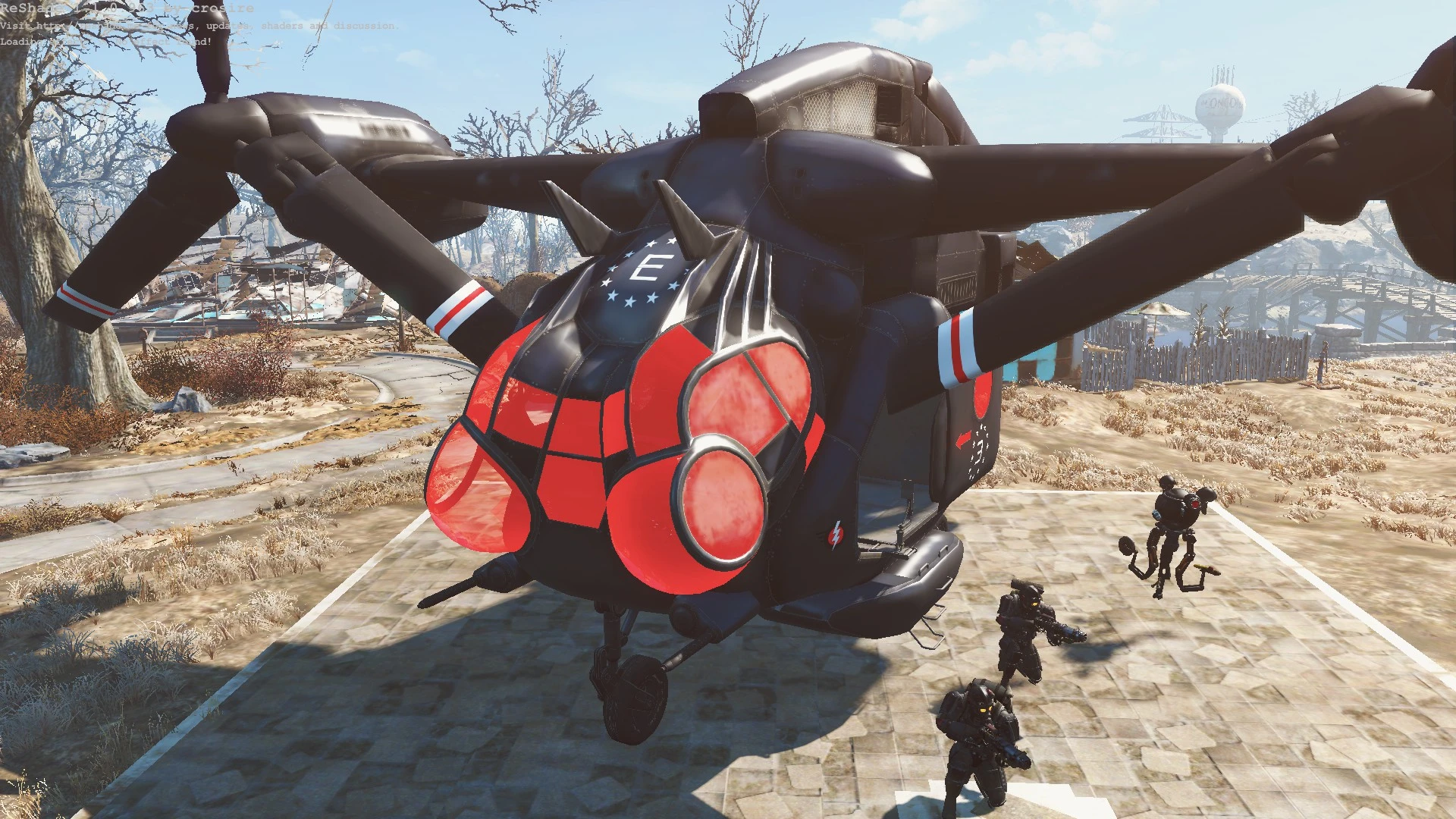 Fallout 4 flyable vertibird фото 6
