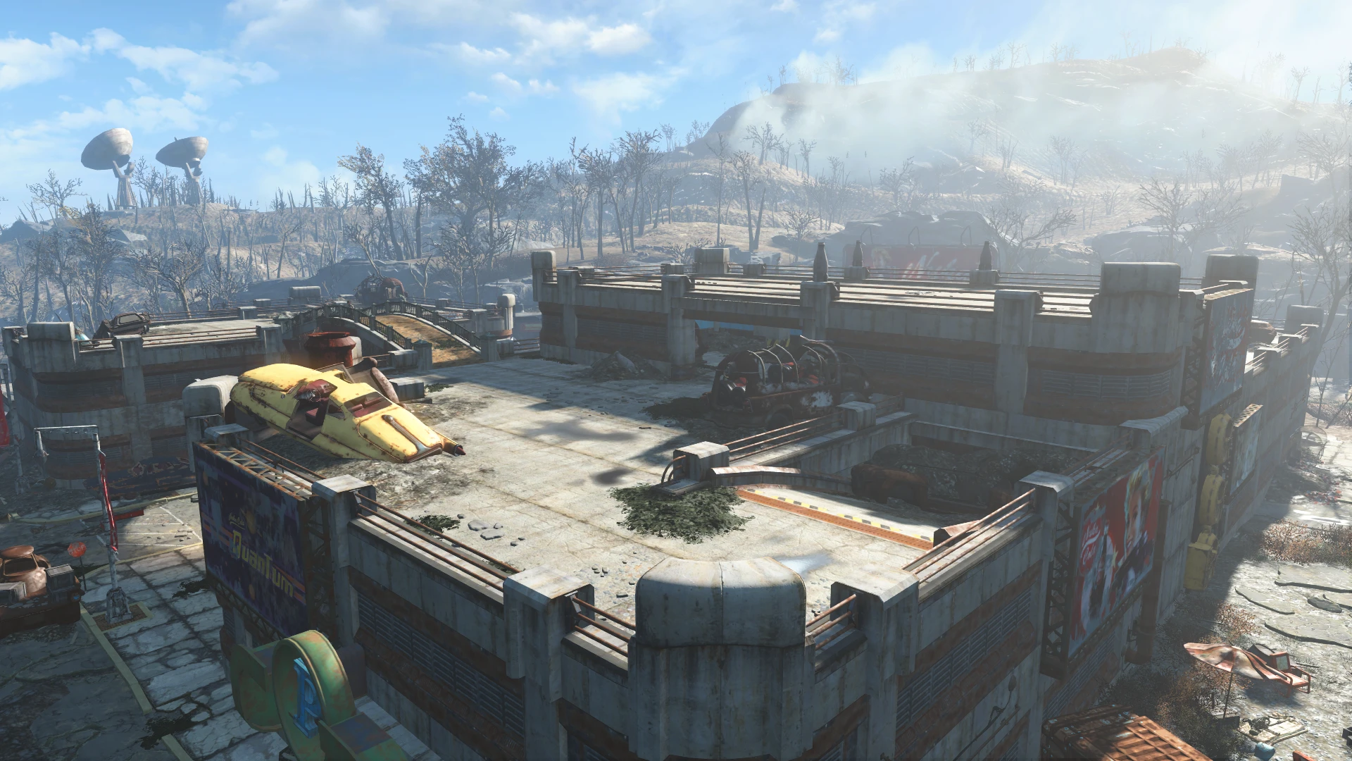 05-NW Transit Center-Parking Area aka The Fortress at Fallout 4 Nexus ...