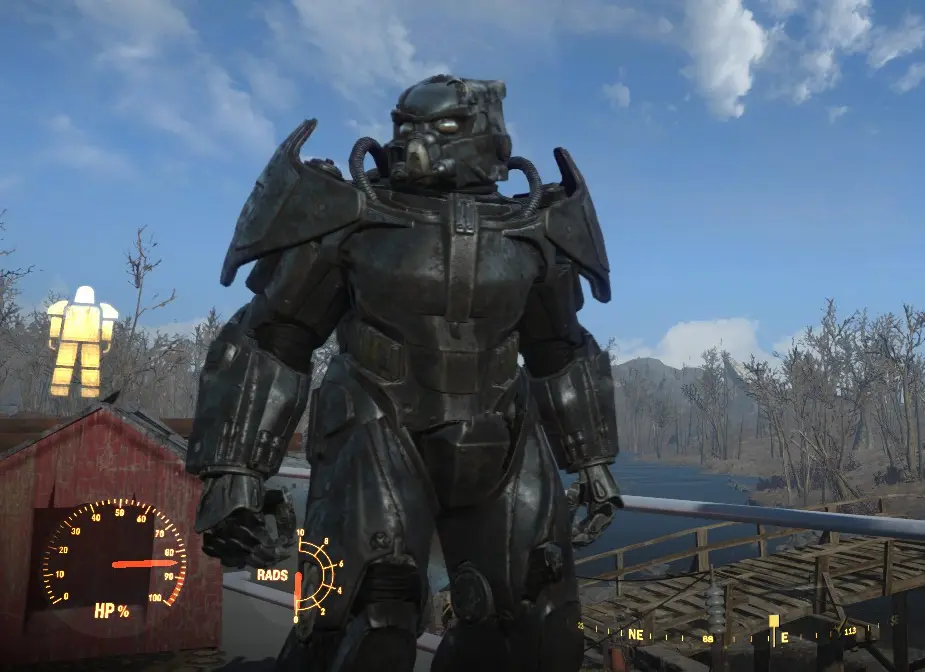 enclave power armor no helmet