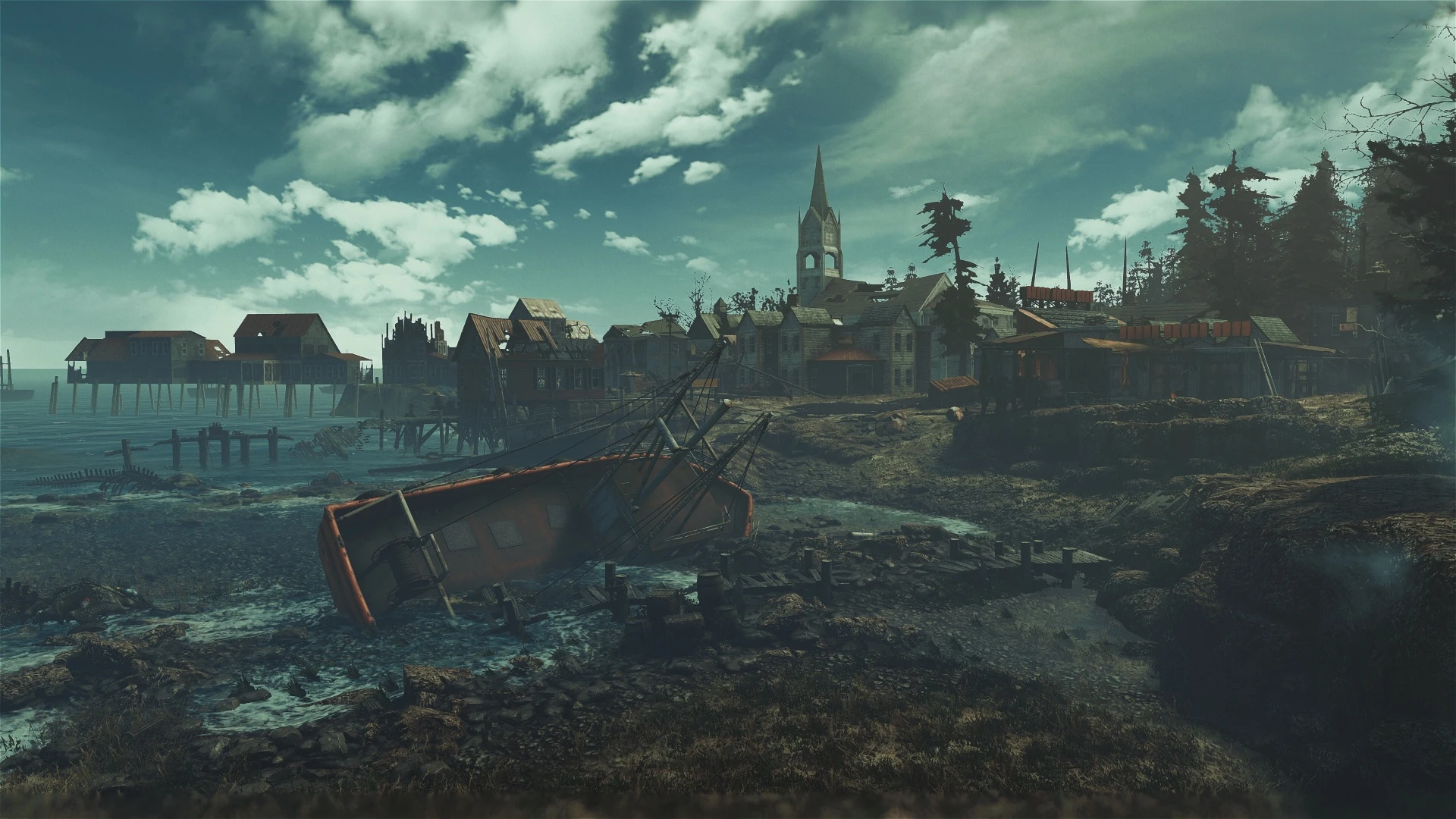 Fallout 4 far harbor отключить туман фото 119