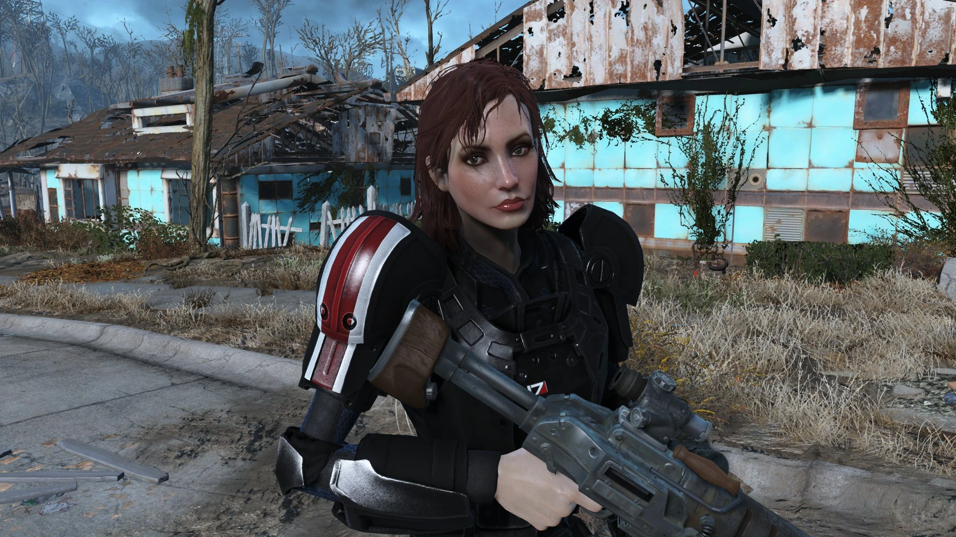 Fallout 4 commander shepard (120) фото