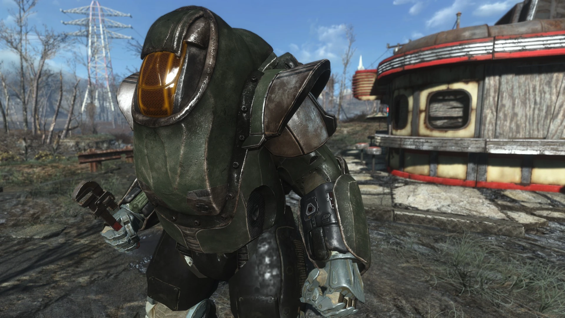 Fallout 4 как улучшить шлем фото 91
