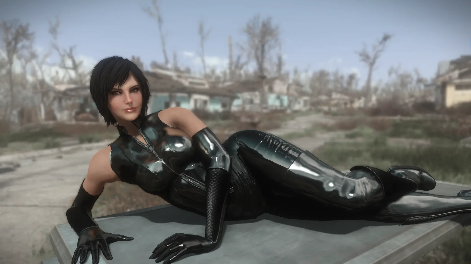 Fallout 4 latex suit фото 77