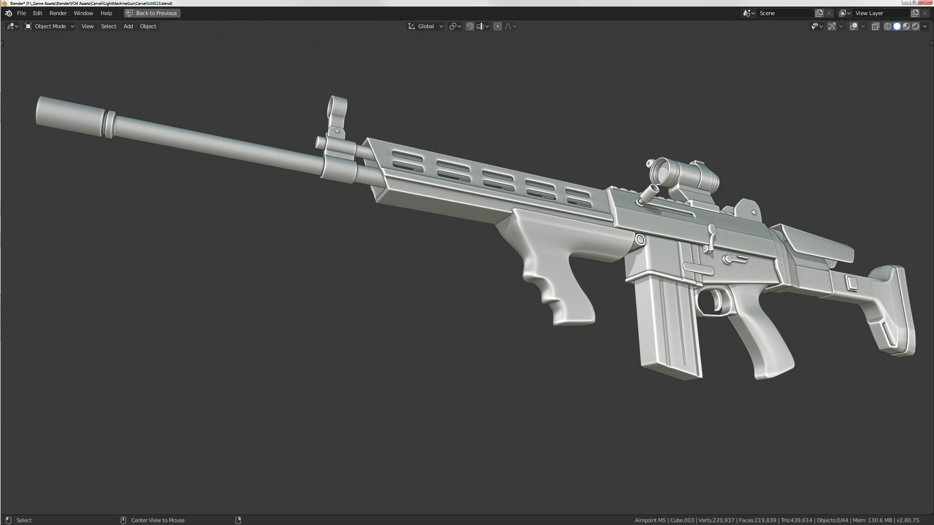 Assault Rifle Wip At Fallout 4 Nexus Mods And Community