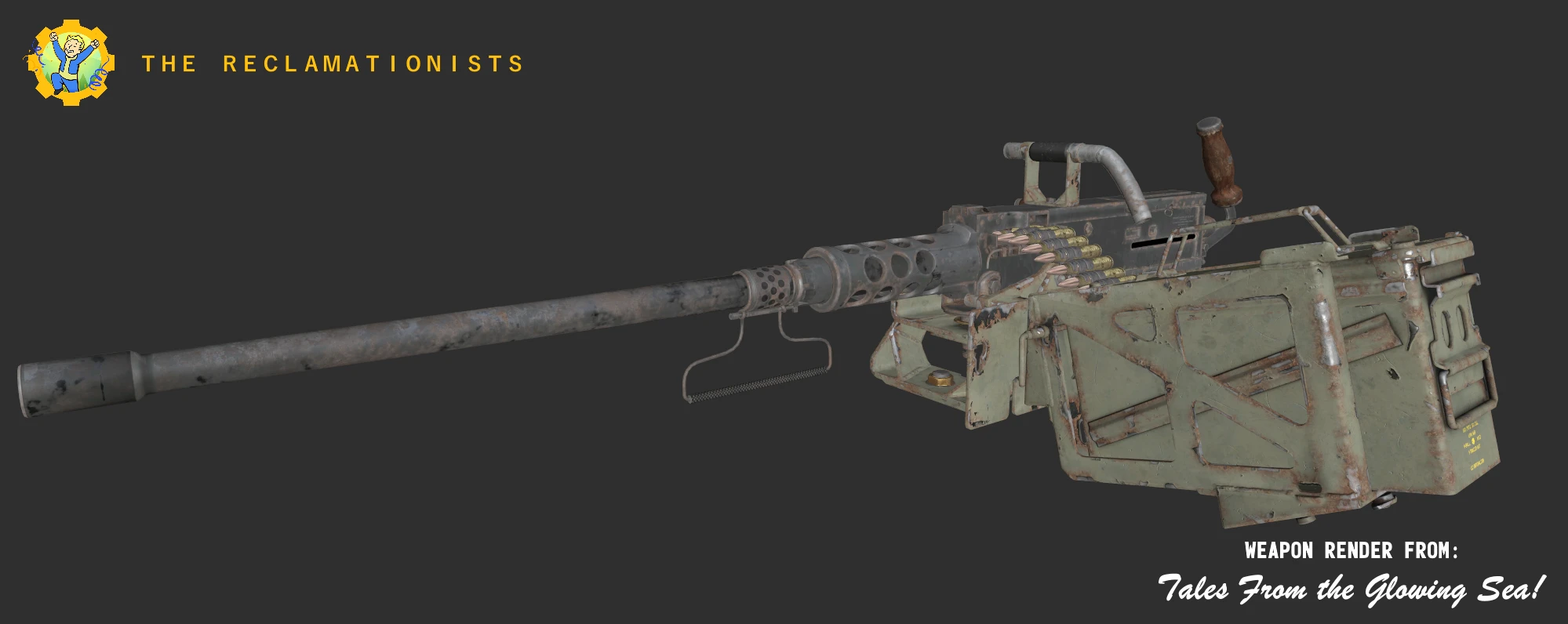 Fallout 4 50 cal machine gun (120) фото