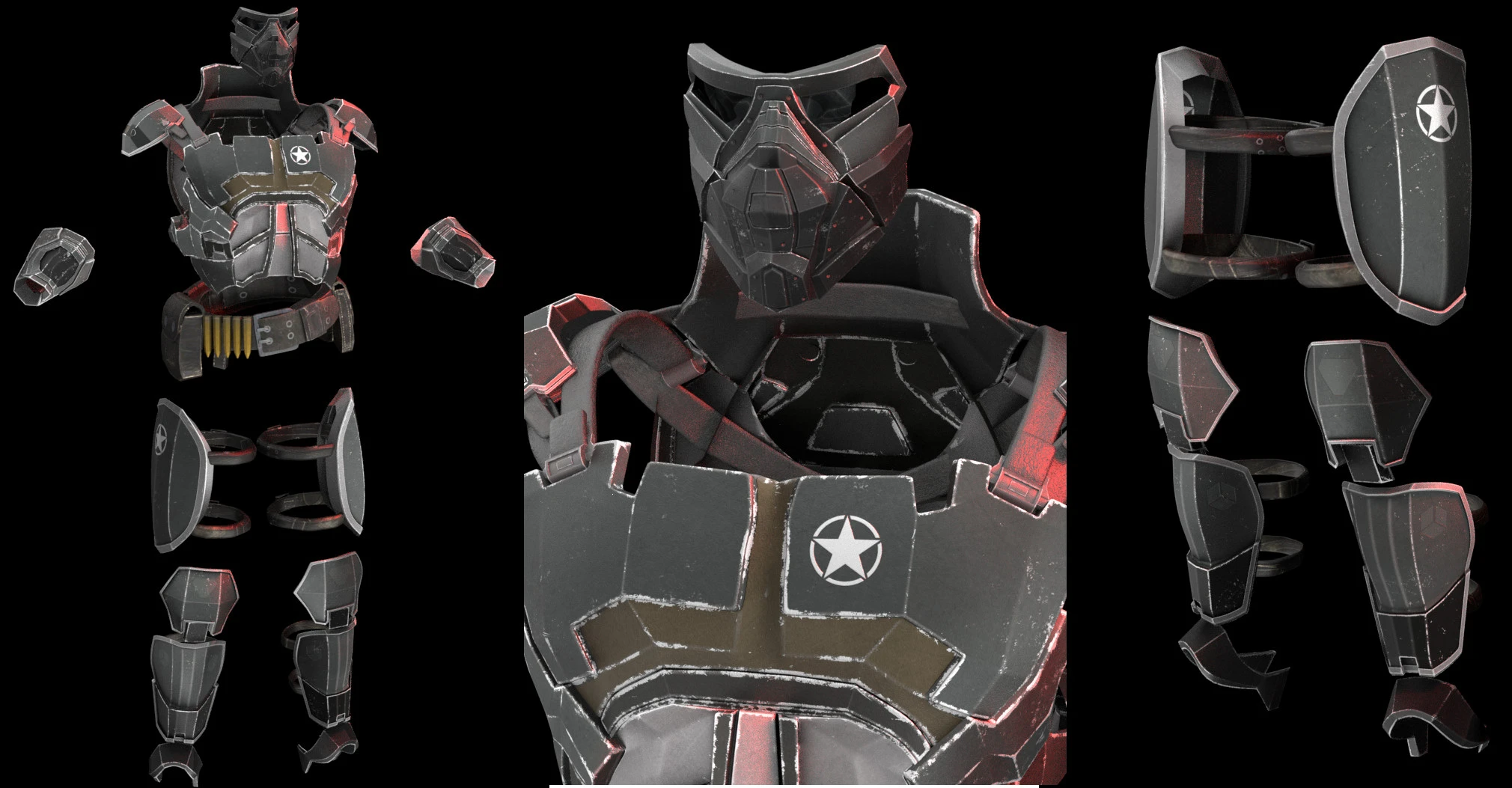 custom combat armor fallout 4