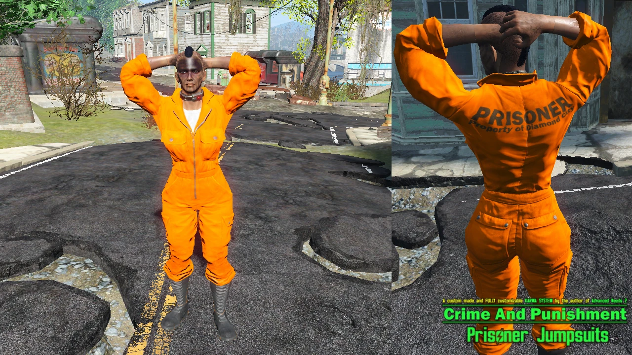 Crime And Punishment - Prisoner Jumpsuits at Fallout 4 Nexus - Mods and