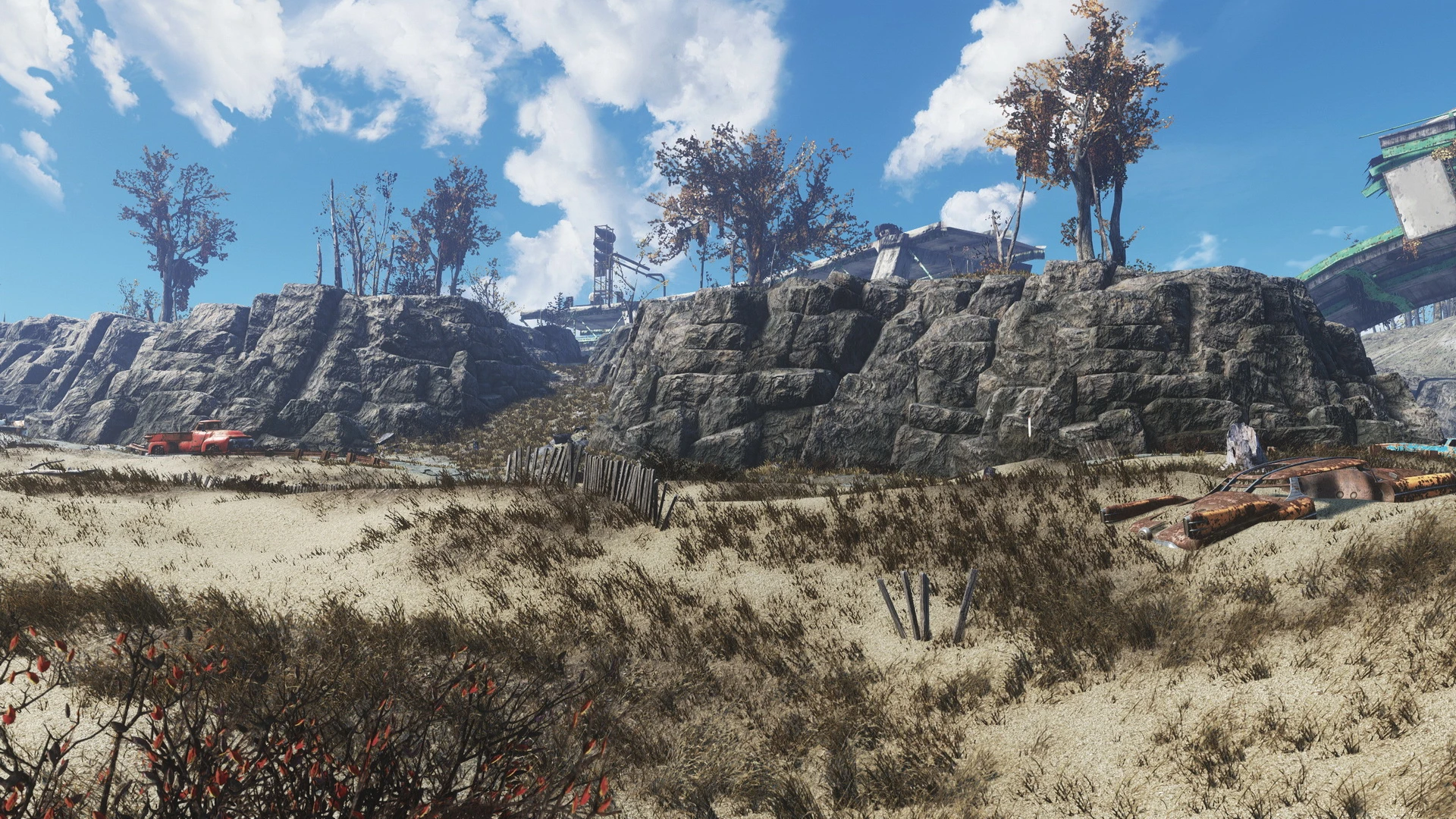 Fallout 4 идеальные текстуры ландшафта фото 93