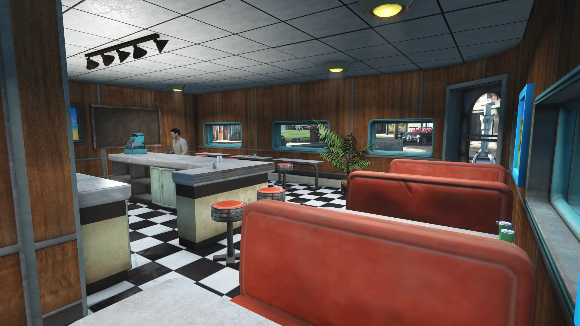 Prewar Lexington Mod - Diner at Fallout 4 Nexus - Mods and community