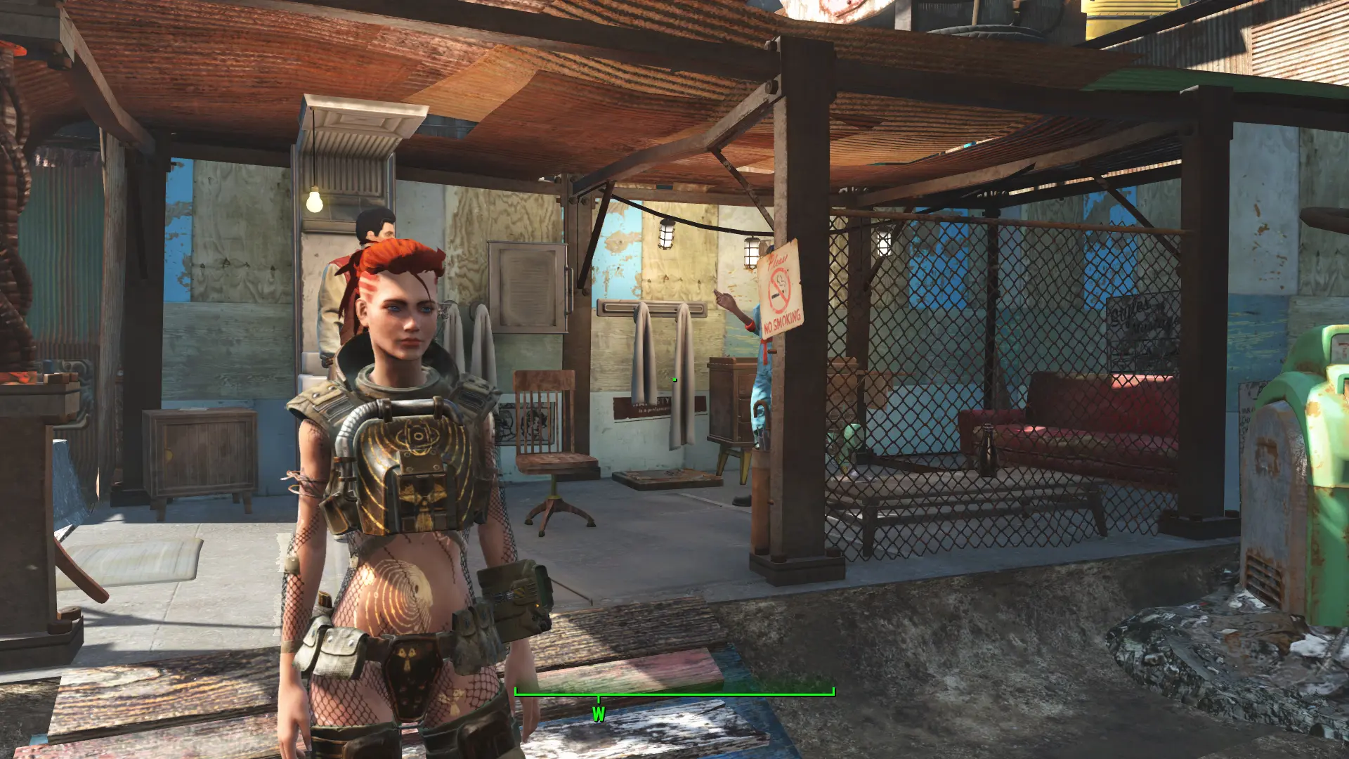 Children Of Atom Fanatic Outfit With Mathilda And Ks Hairdo Mods At Fallout 4 Nexus Mods And Community