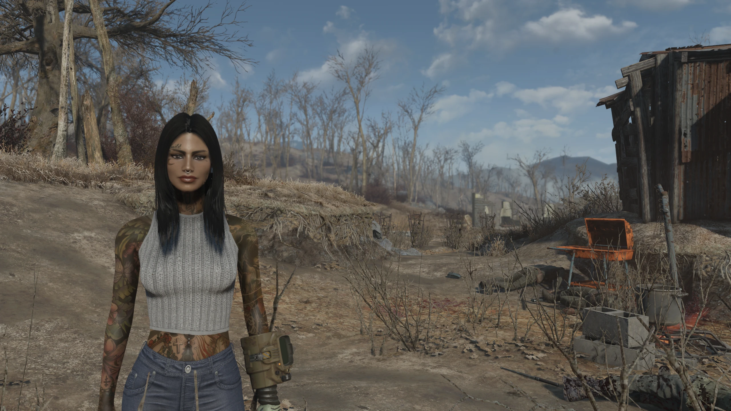 Female full body tattoo mod at Fallout 4 Nexus - Mods and community