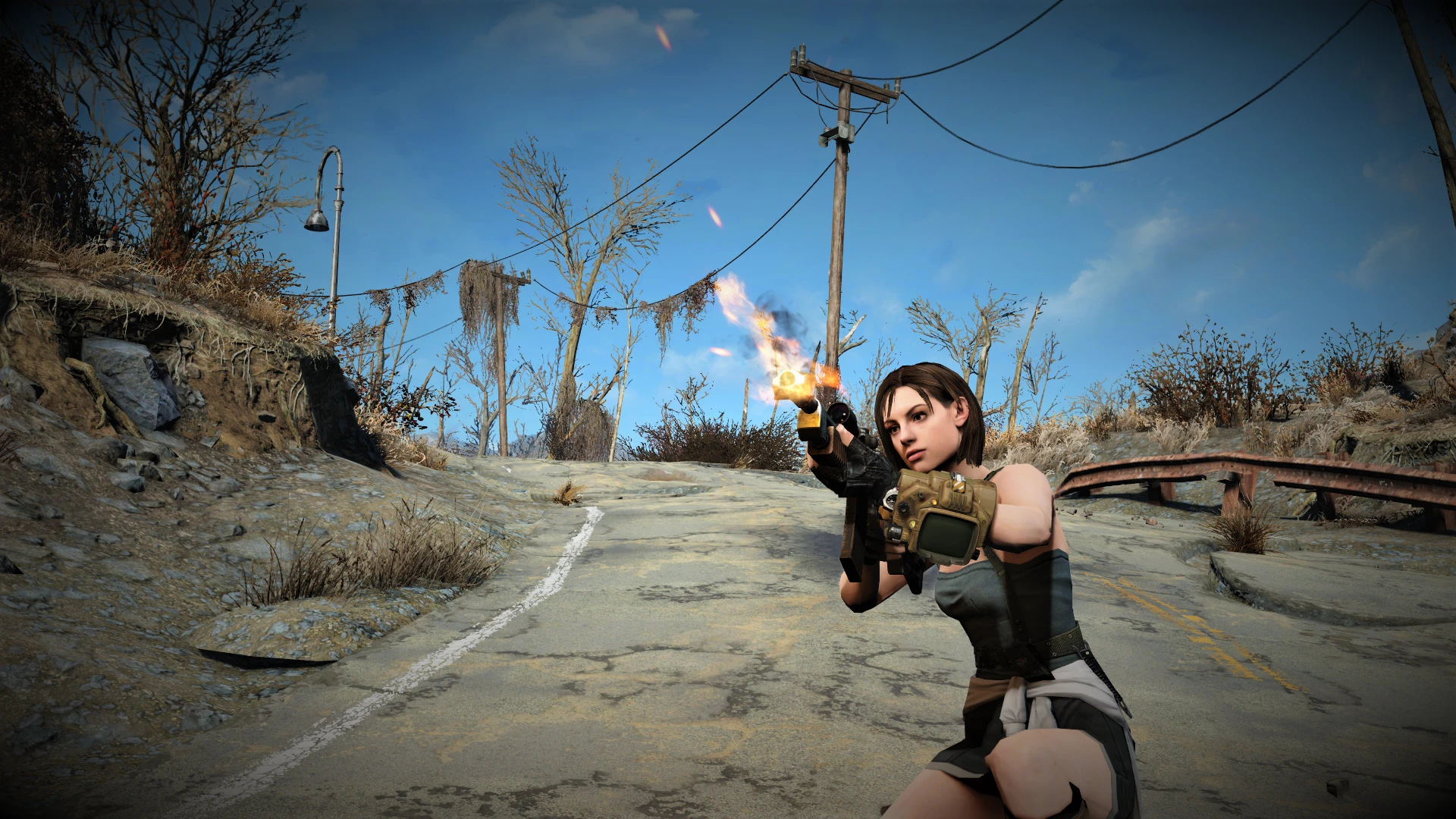 Jill Valentine Fallout 4 Race At Fallout 4 Nexus - Mods And Community