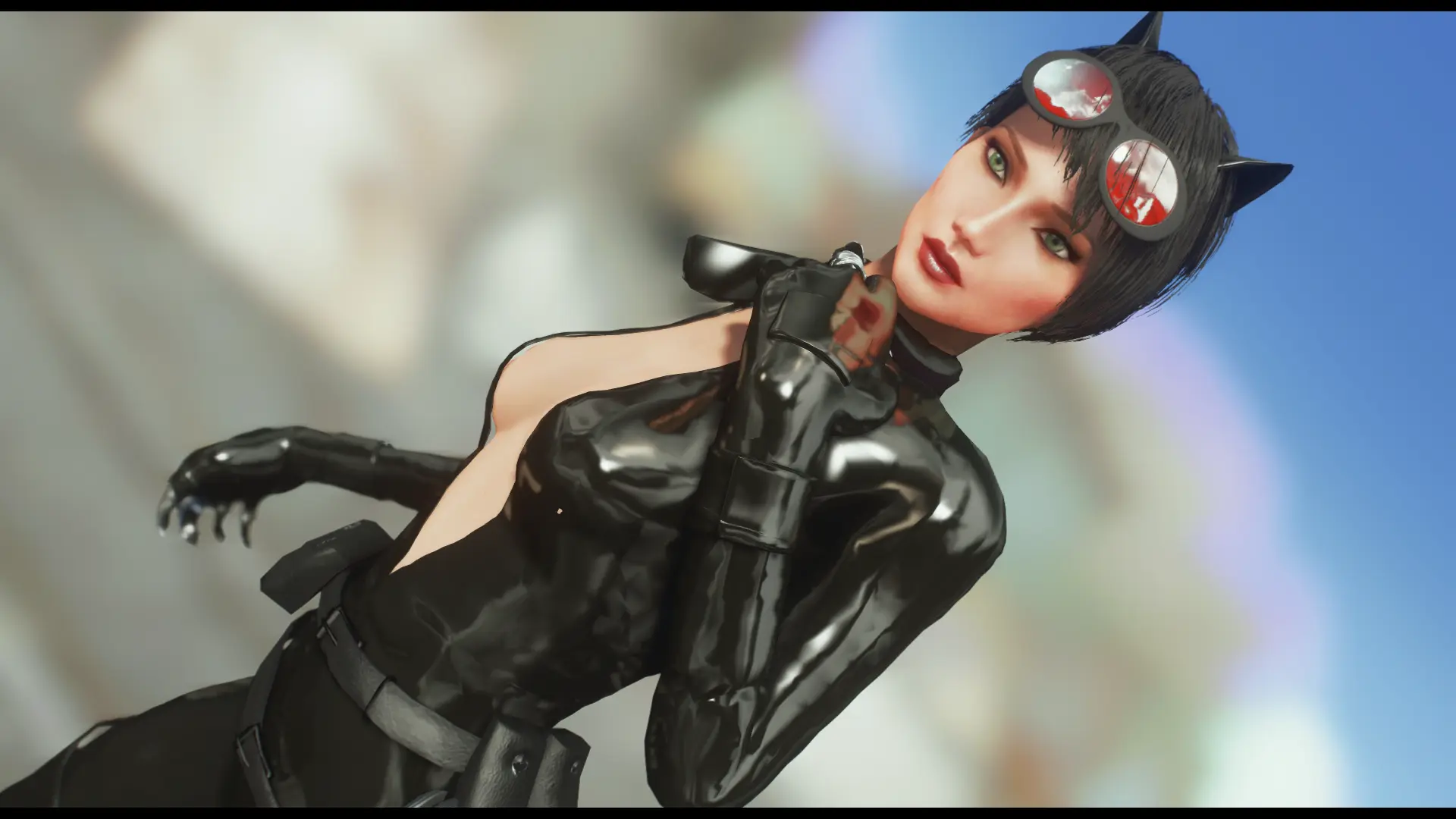 Fallout 4 catwoman suit фото 1