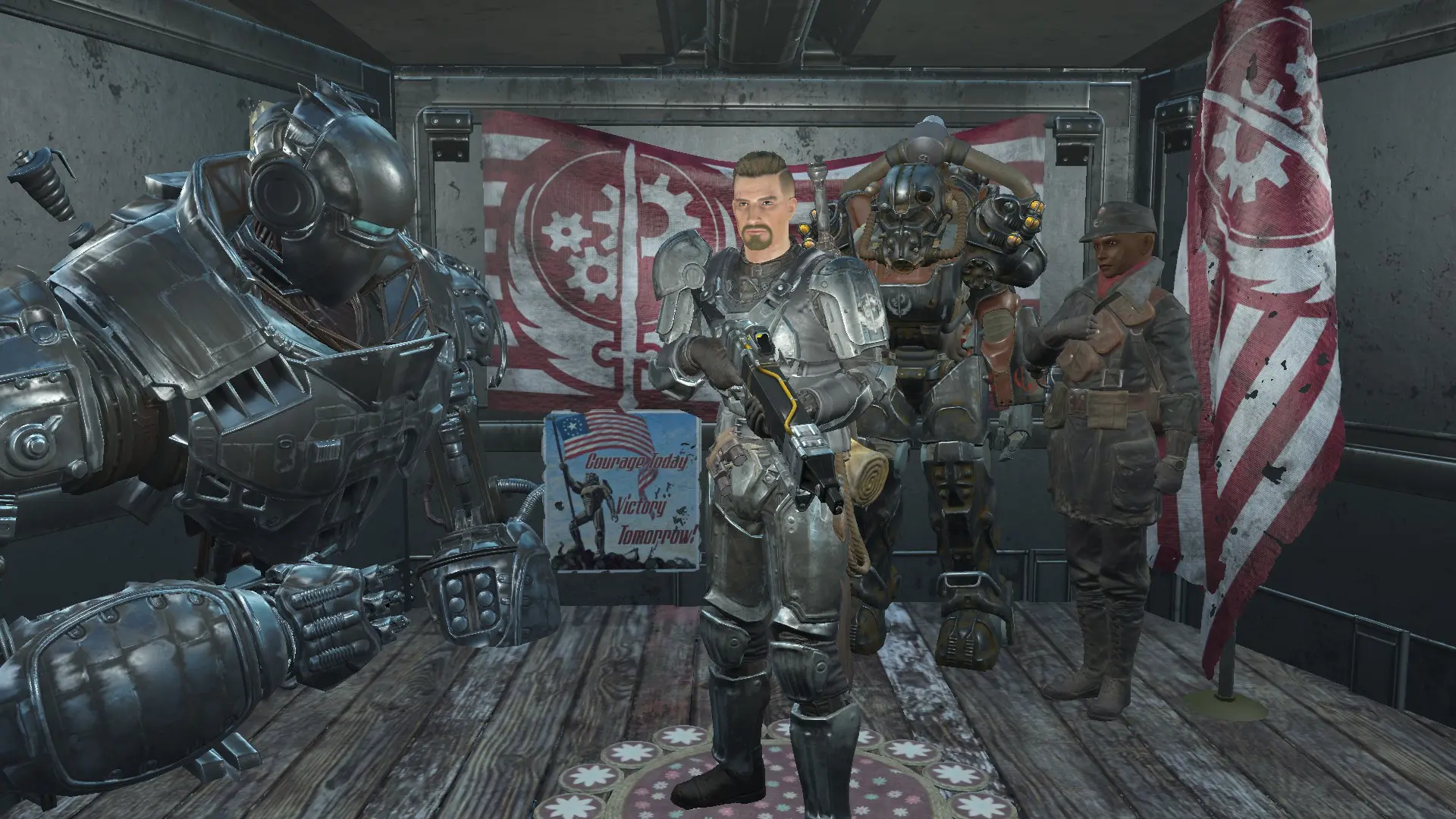 fallout 4 brotherhood of steel armor mod