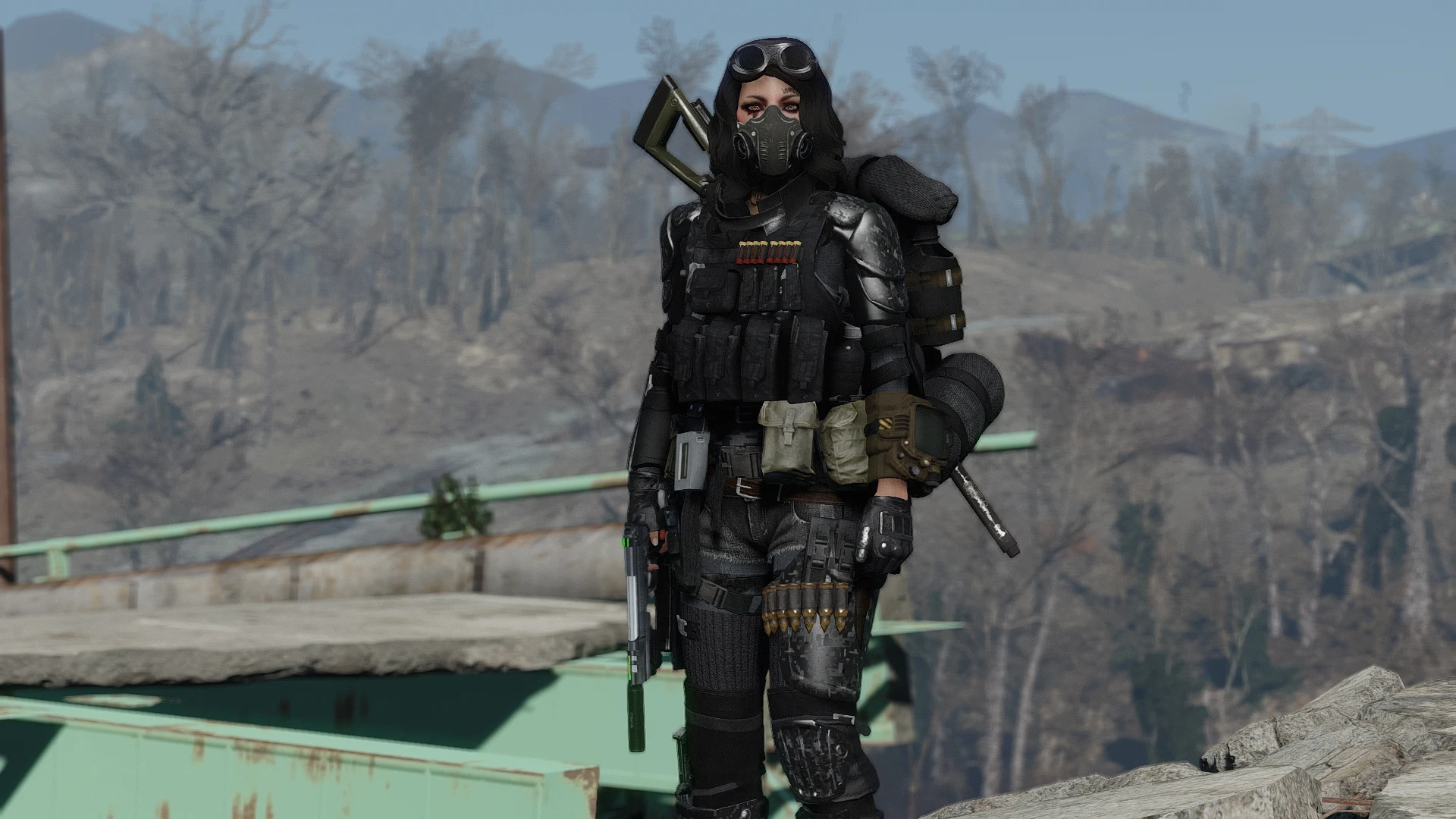 Fallout 4 боевой костюм бостонской полиции фото 19