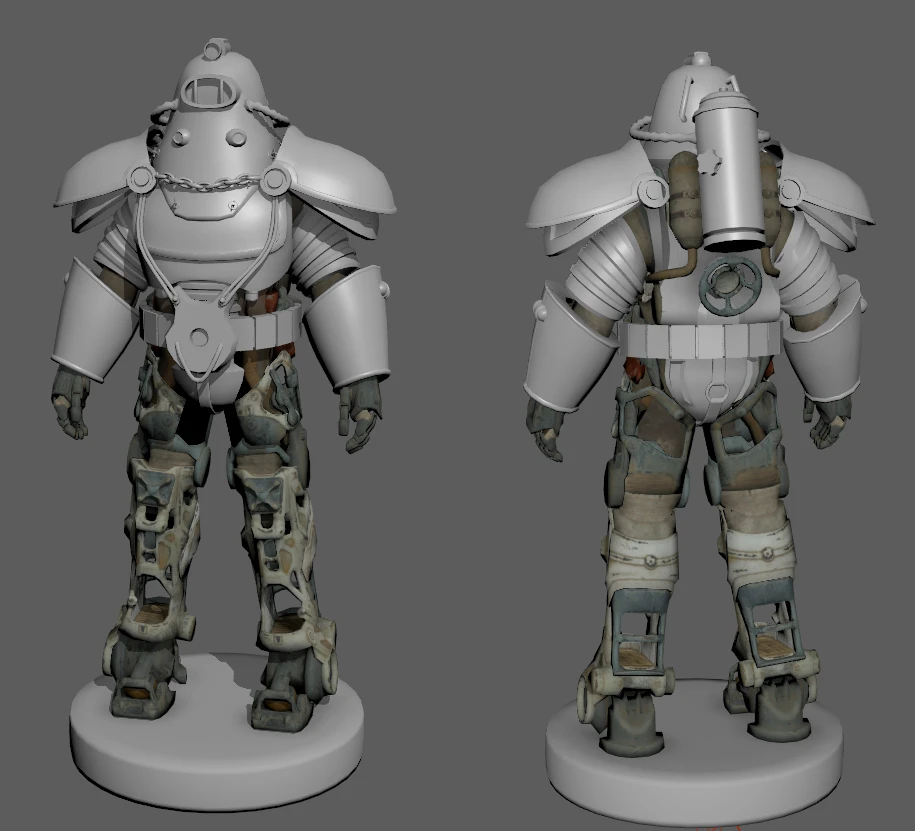 Fallout inspired power armor обзор