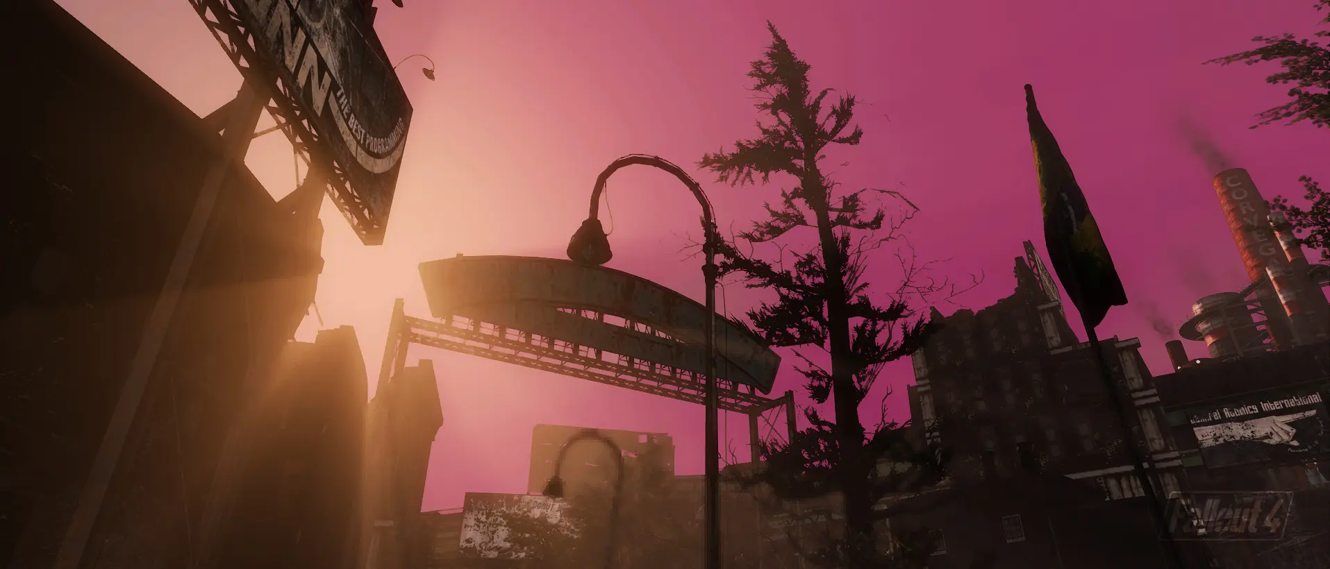 fallout 4 purple sky