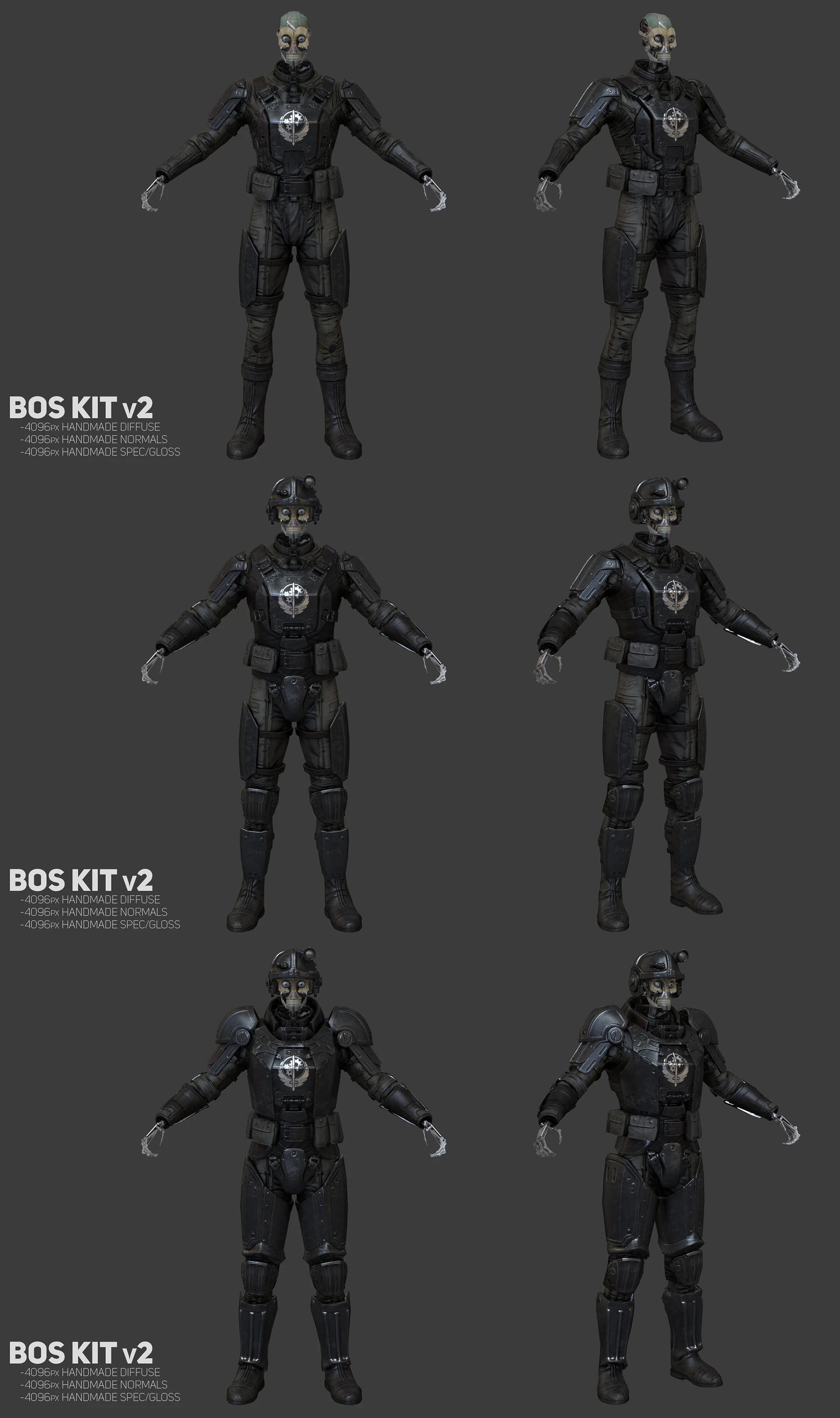 Wip Bos Combat Armor 4k At Fallout 4 Nexus Mods And Community