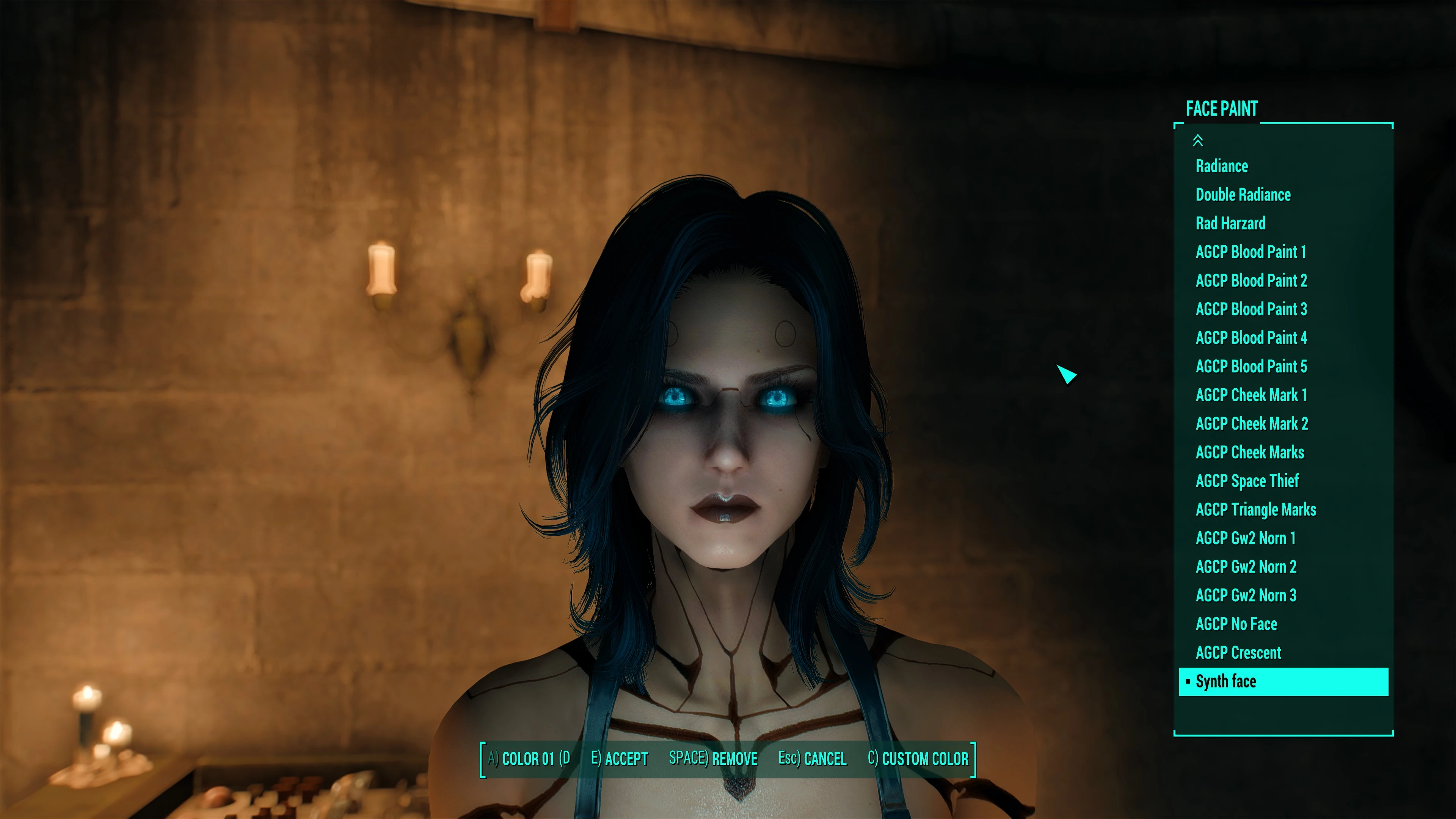 FO4 I lost my face tattoos can anybody help me out  rFalloutMods