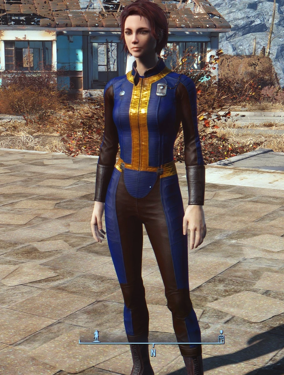 Fallout 4 vault suit with armor фото 62